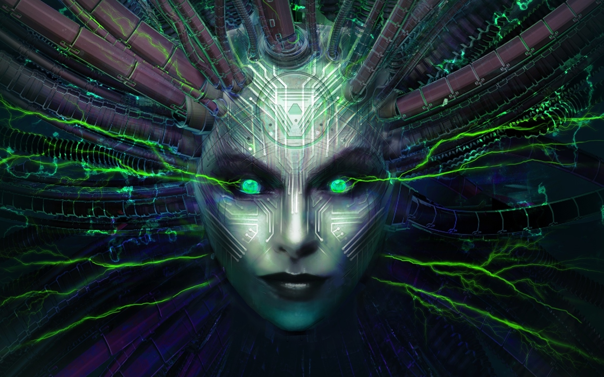 Робот из компьютерной игры System Shock