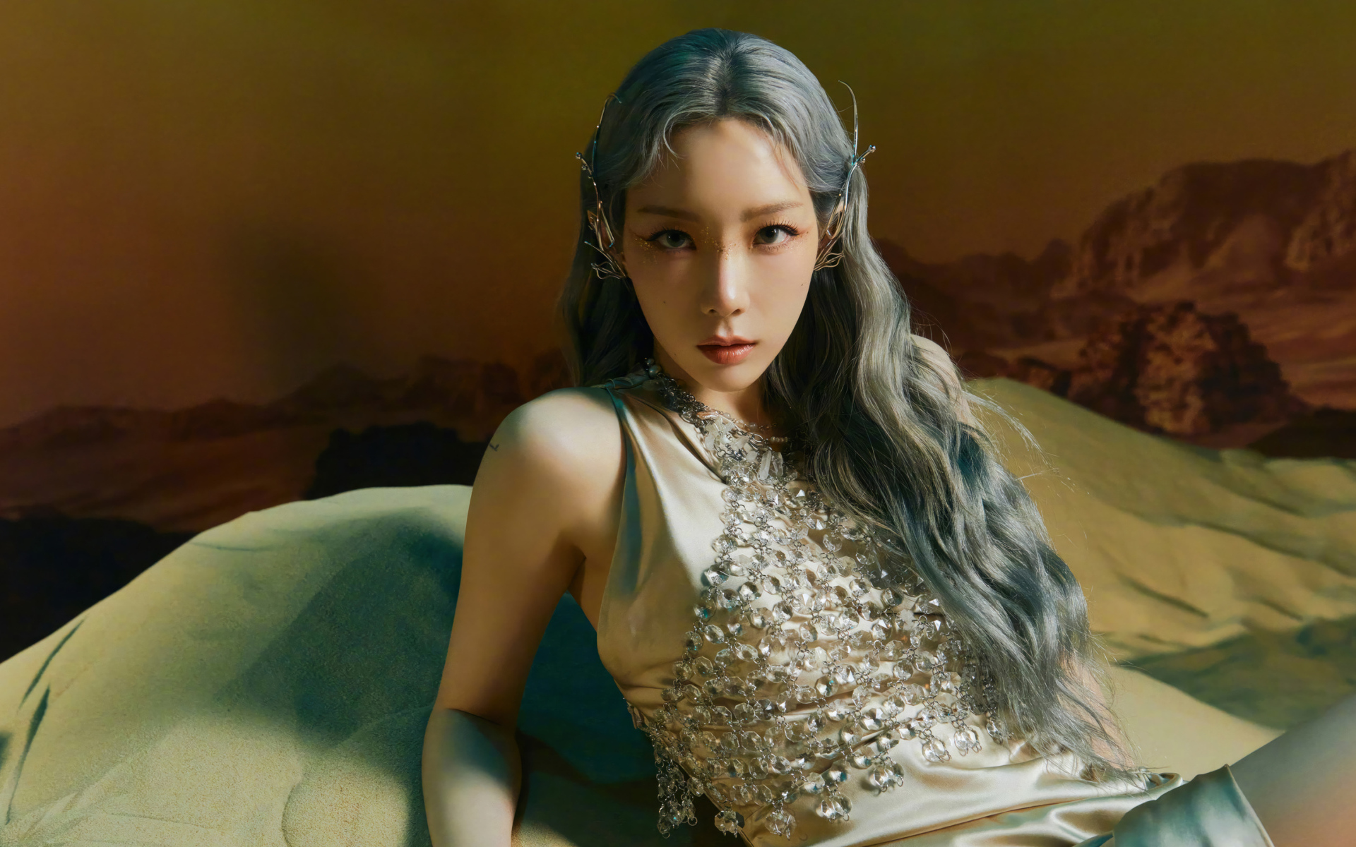 Корейская исполнительница Ким Тхэён