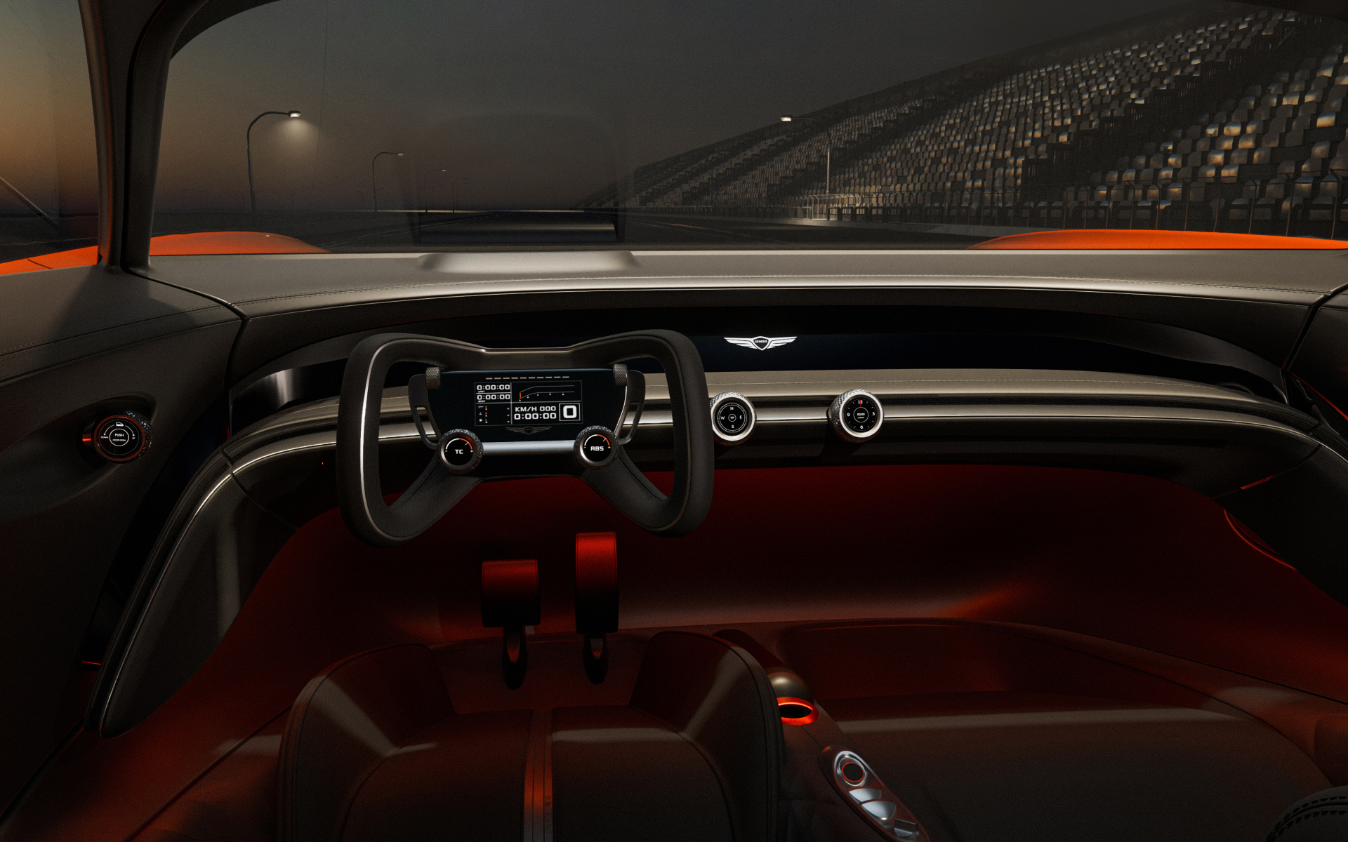 Салон автомобиля Genesis X Gran Berlinetta