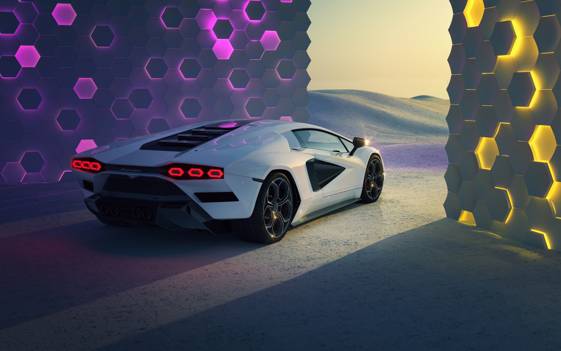 Дорогой автомобиль Lamborghini Countach