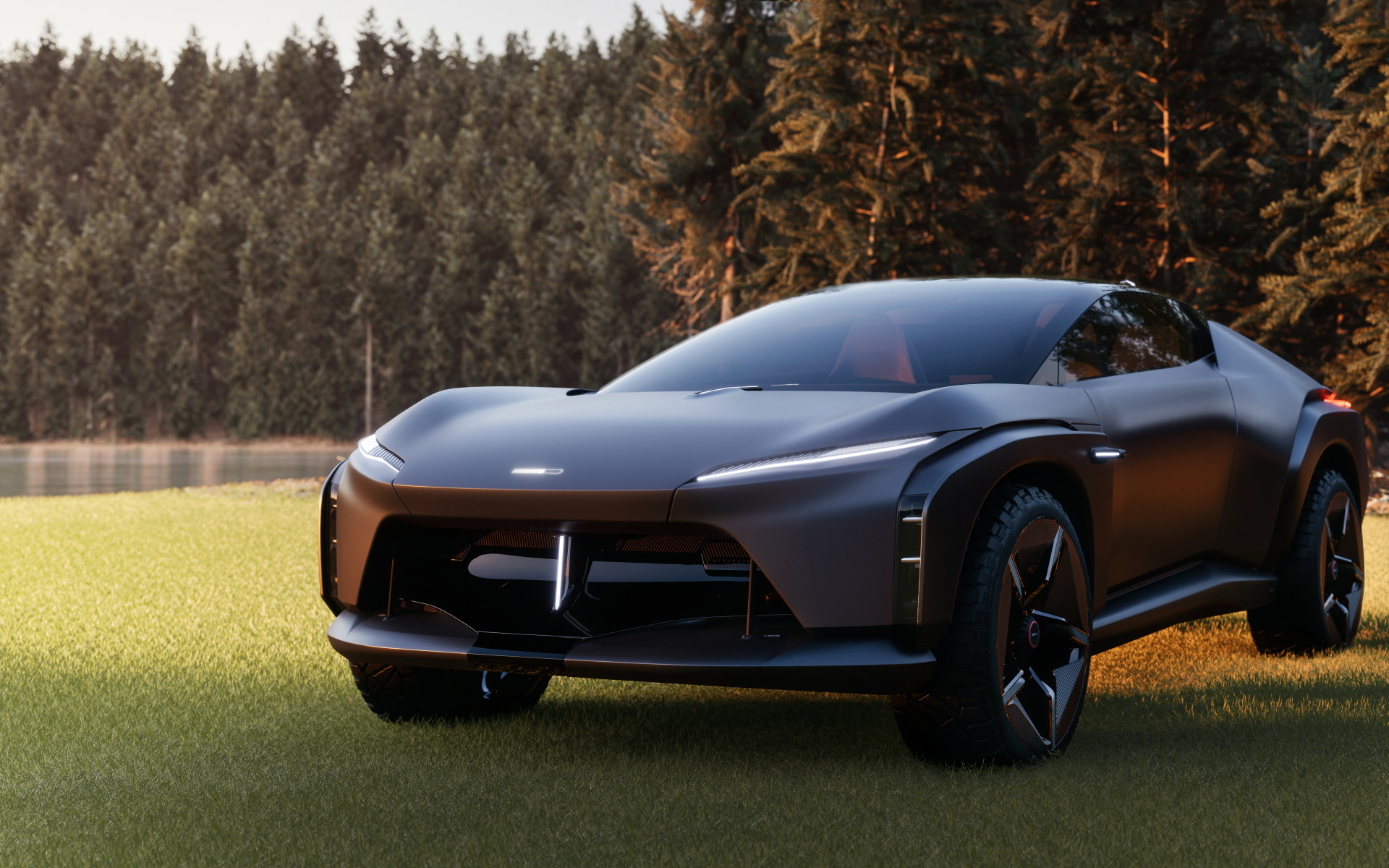 Черный автомобиль  Italdesign Quintessenza 2024