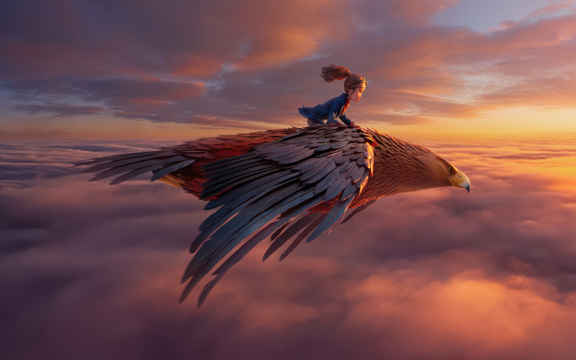 Девушка на орле в новом анимационном фильме Уайлдвуд, 2025