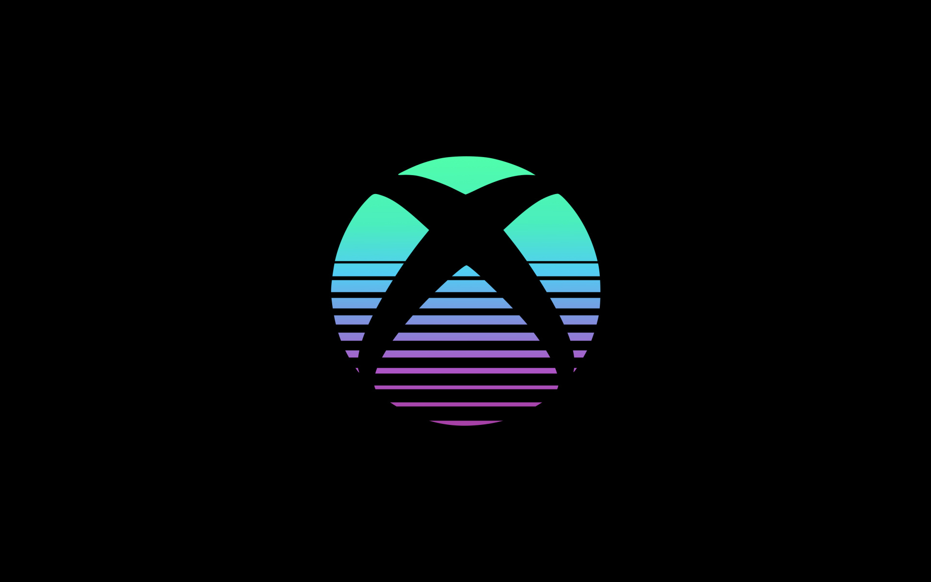 Логотип xbox на черном фоне