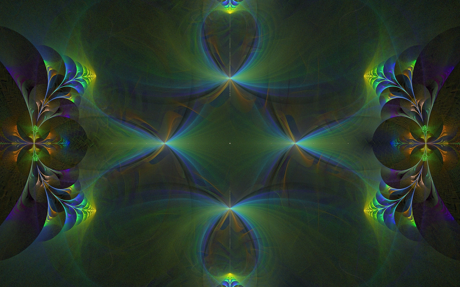 Необычный неоновый абстрактный узор