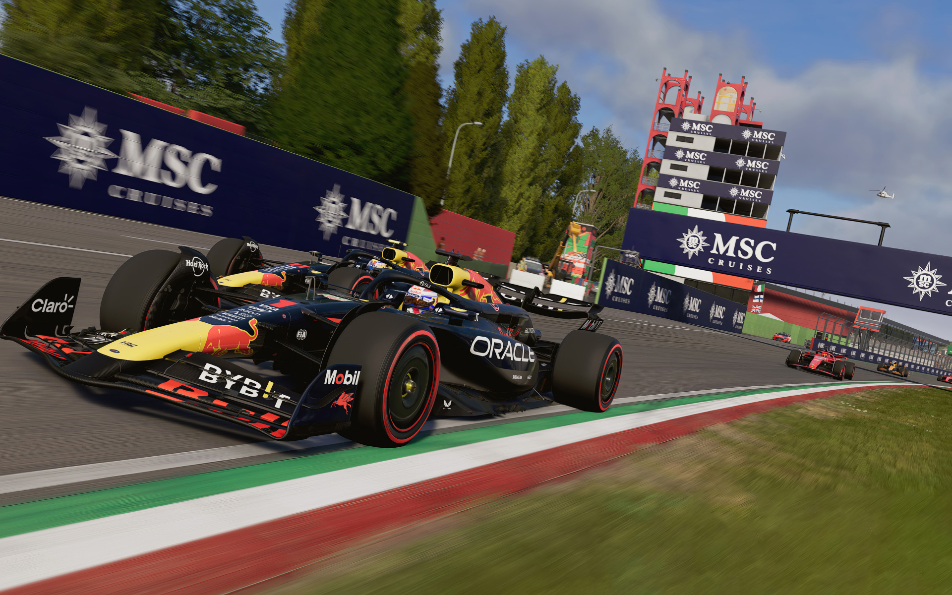 Video game poster f1 24 racing game