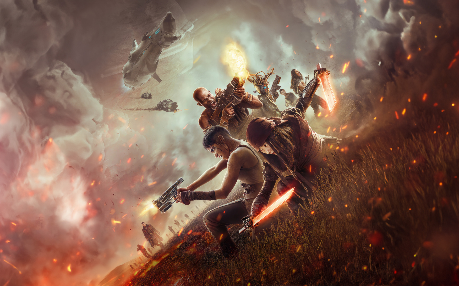 Постер  нового фильма Мятежная Луна: Дарующая шрамы, 2024