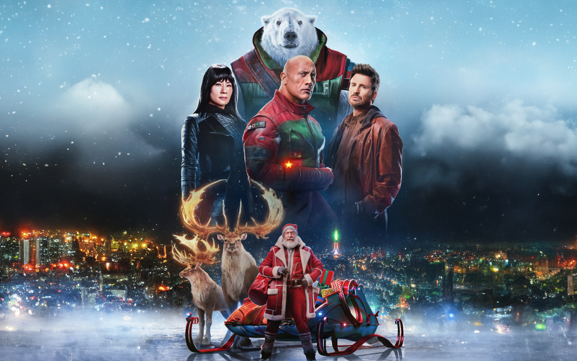 Постер нового новогоднего фильма Миссия: Красный