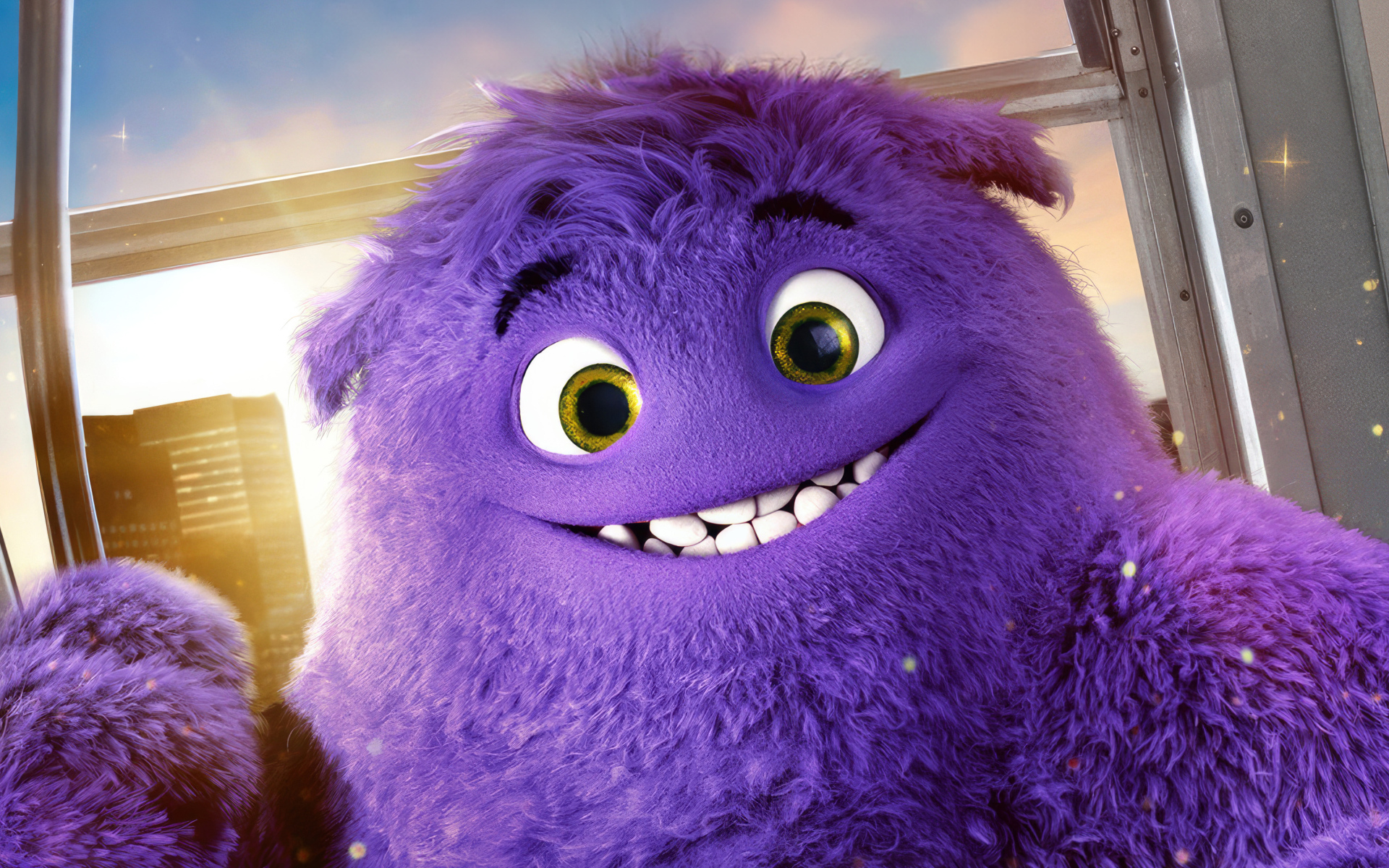 Фиолетовое существо из фильма Воображаемые друзья (IF), 2024