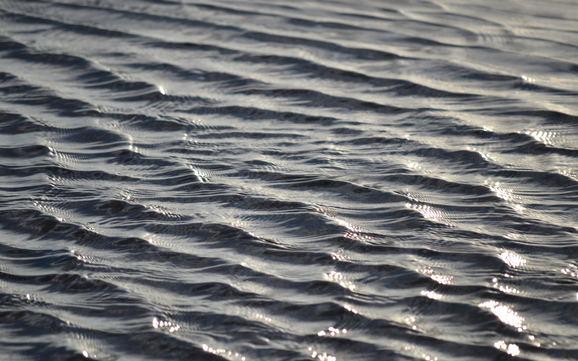 Спокойные волны на речной воде