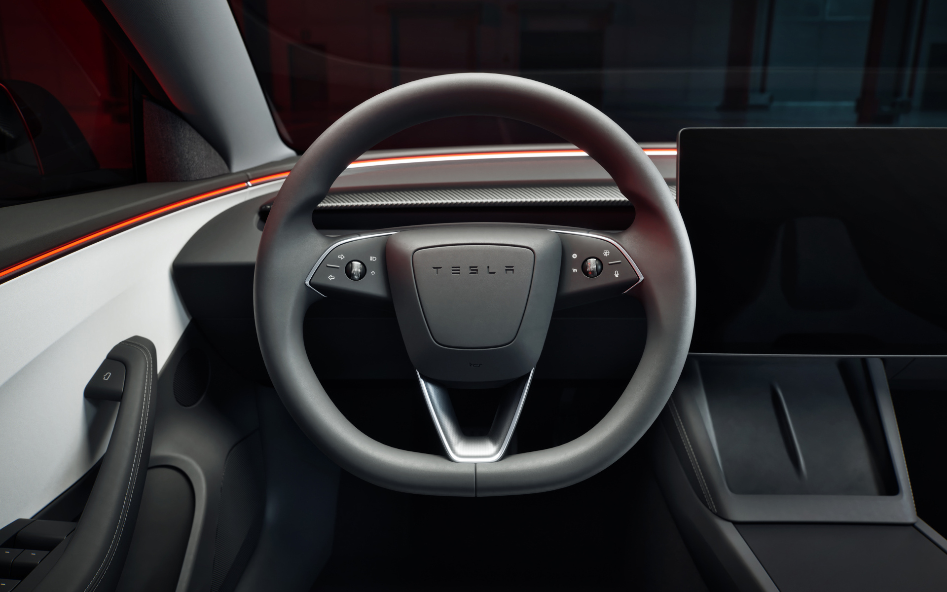 Руль автомобиля Tesla Model 3 Performance 2024 года