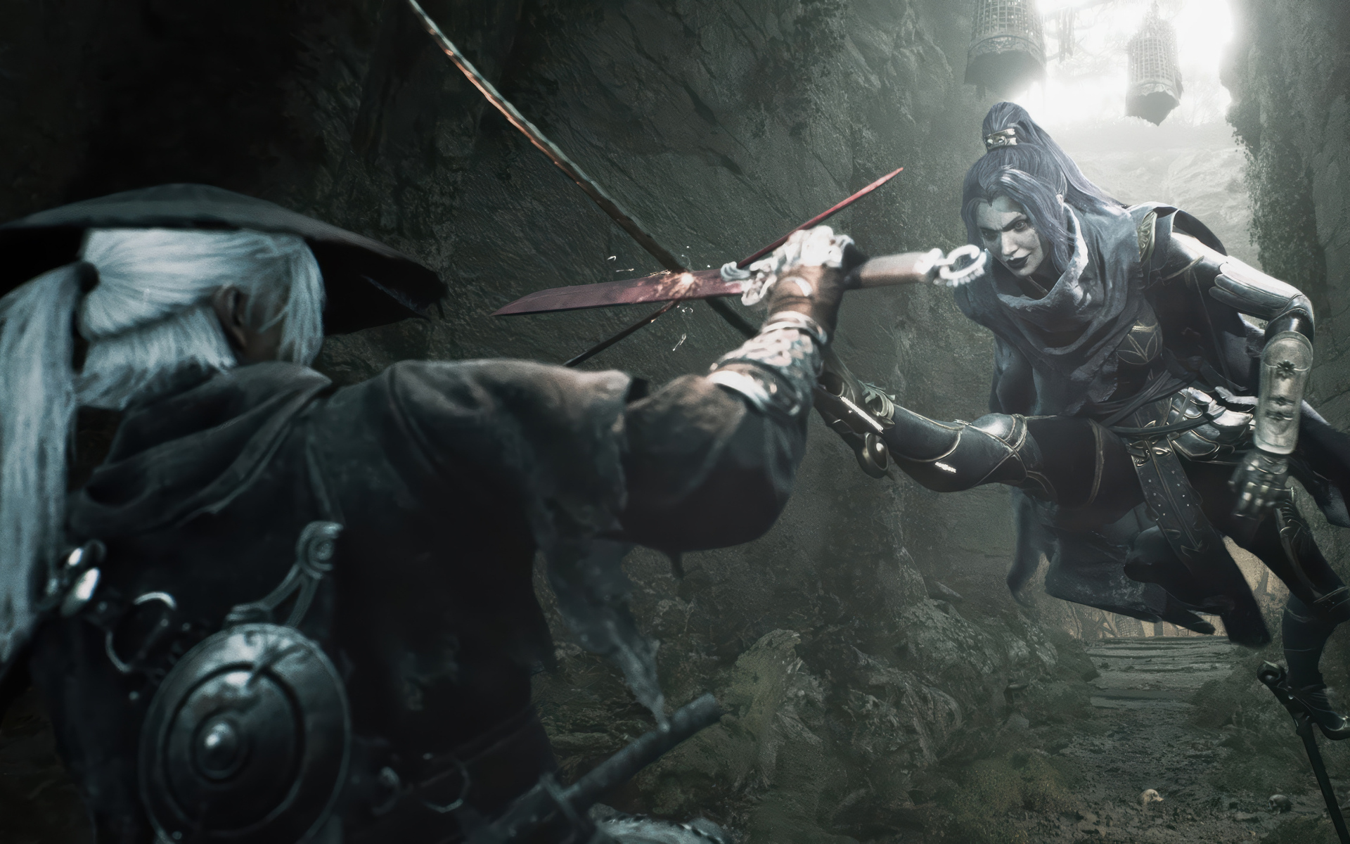 Битва в новой компьютерной игре Phantom Blade Zero