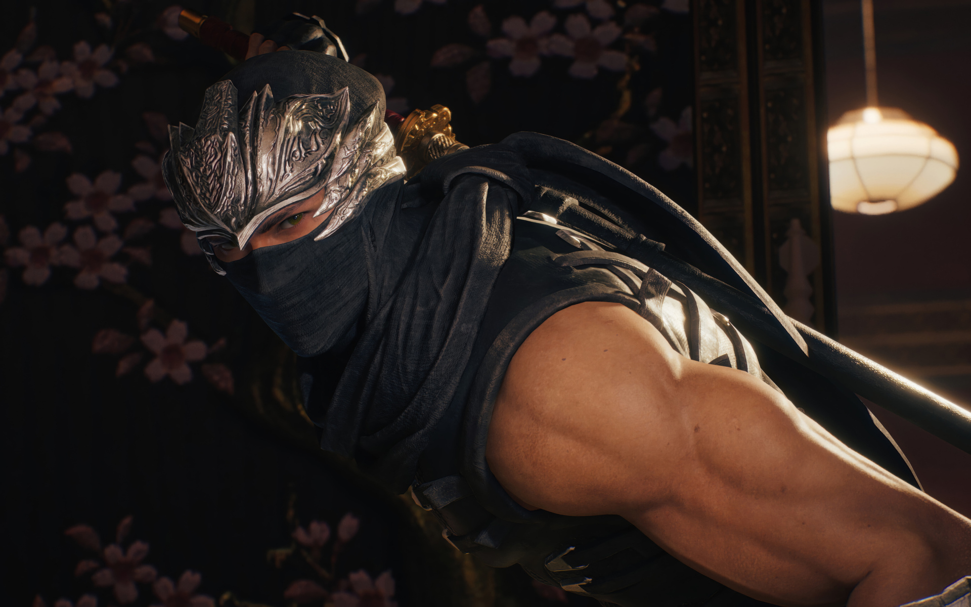 Воин в маске в новой компьютерной игре NINJA GAIDEN 2 Black