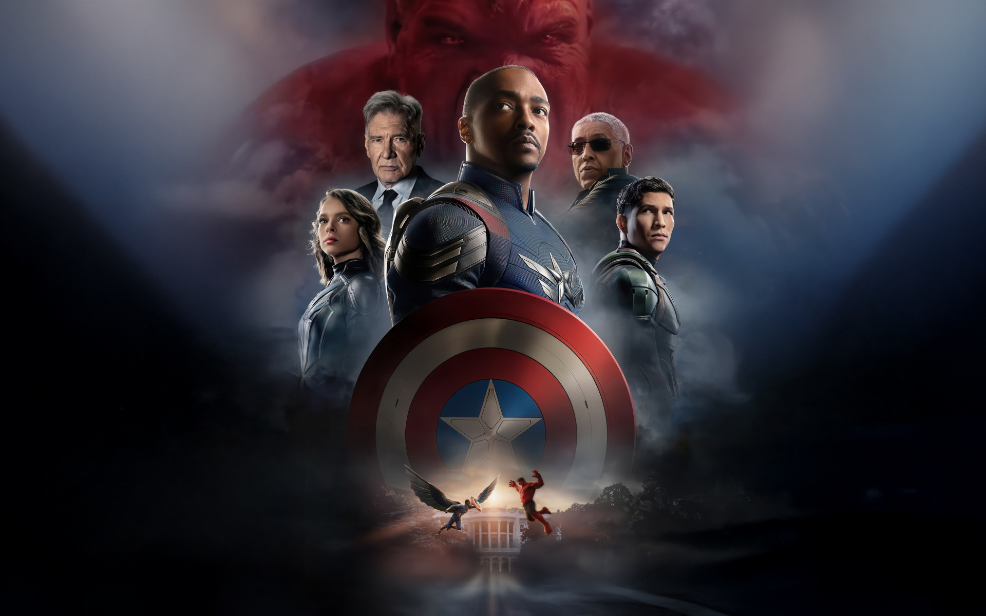 Постер фильма Капитан Америка: Дивный новый мир