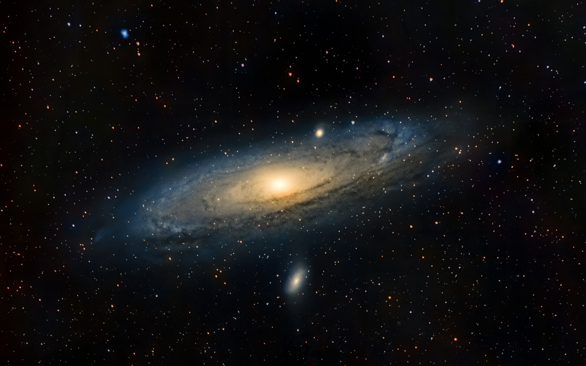 Небесное свечение в звездной галактике