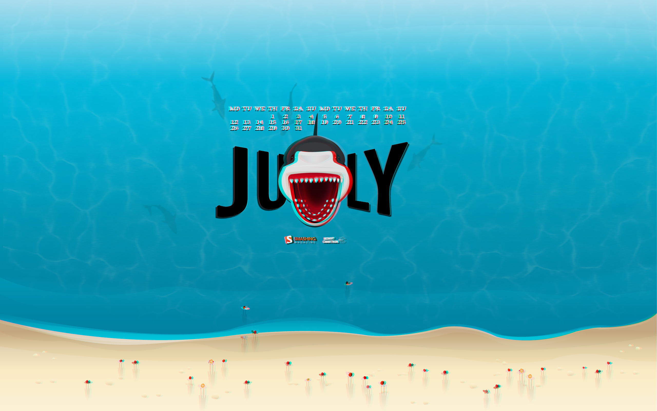 Акула 3D обои для рабочего стола - обои для рабочего стола, картинки, фото