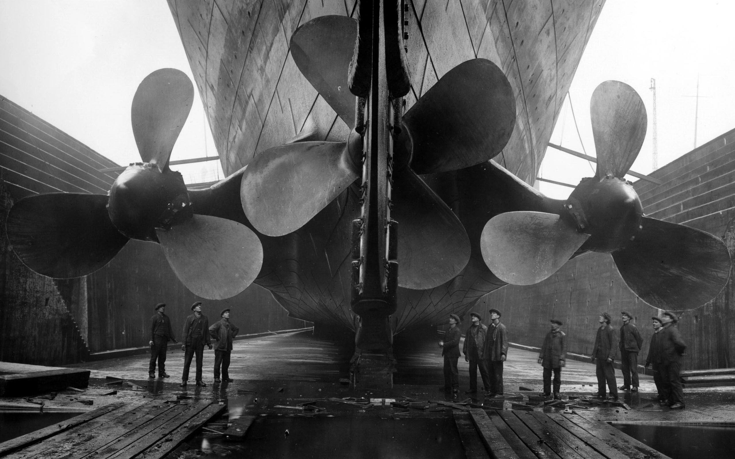 Огромные винты Титаника