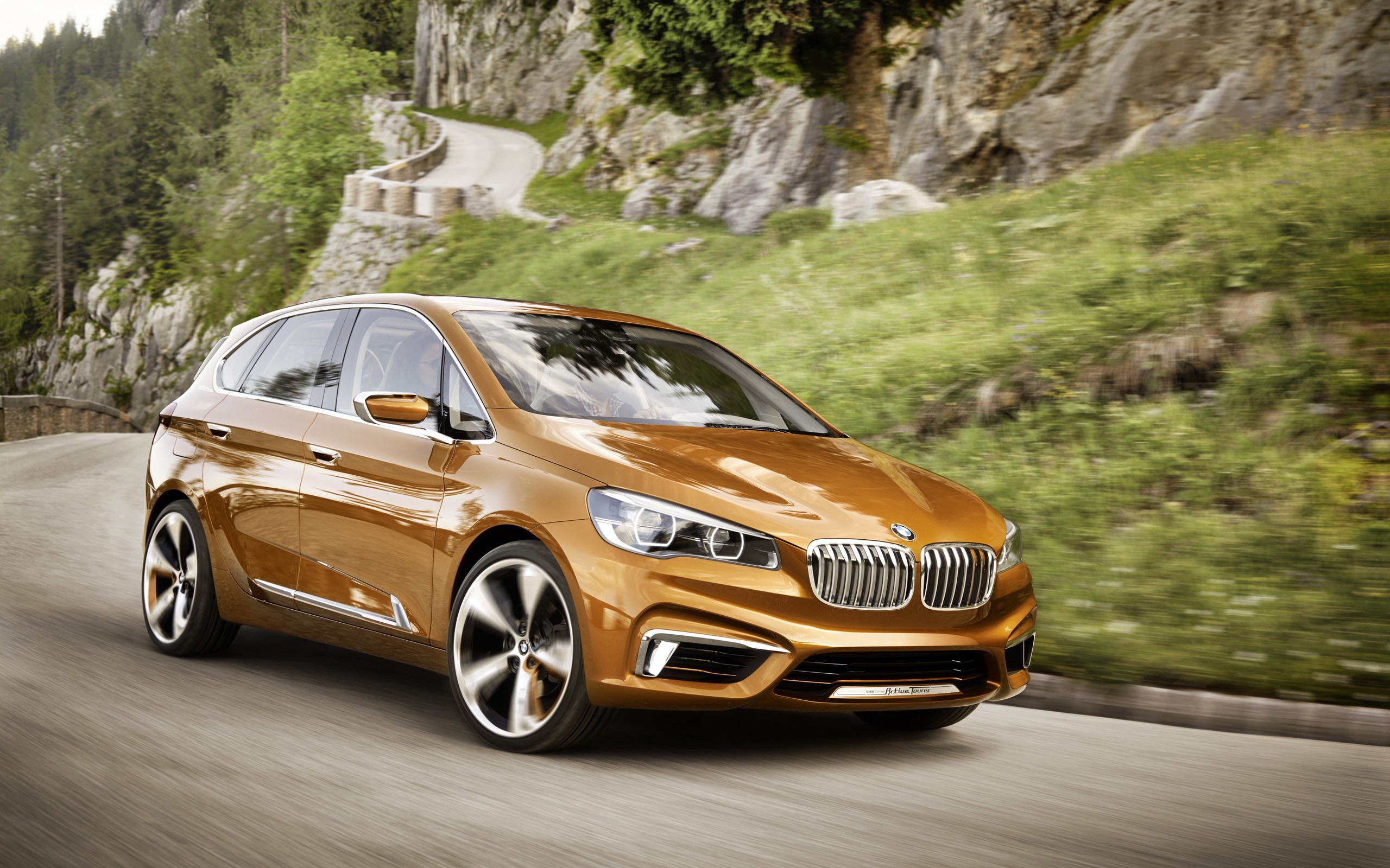 BMW Concept в дороге