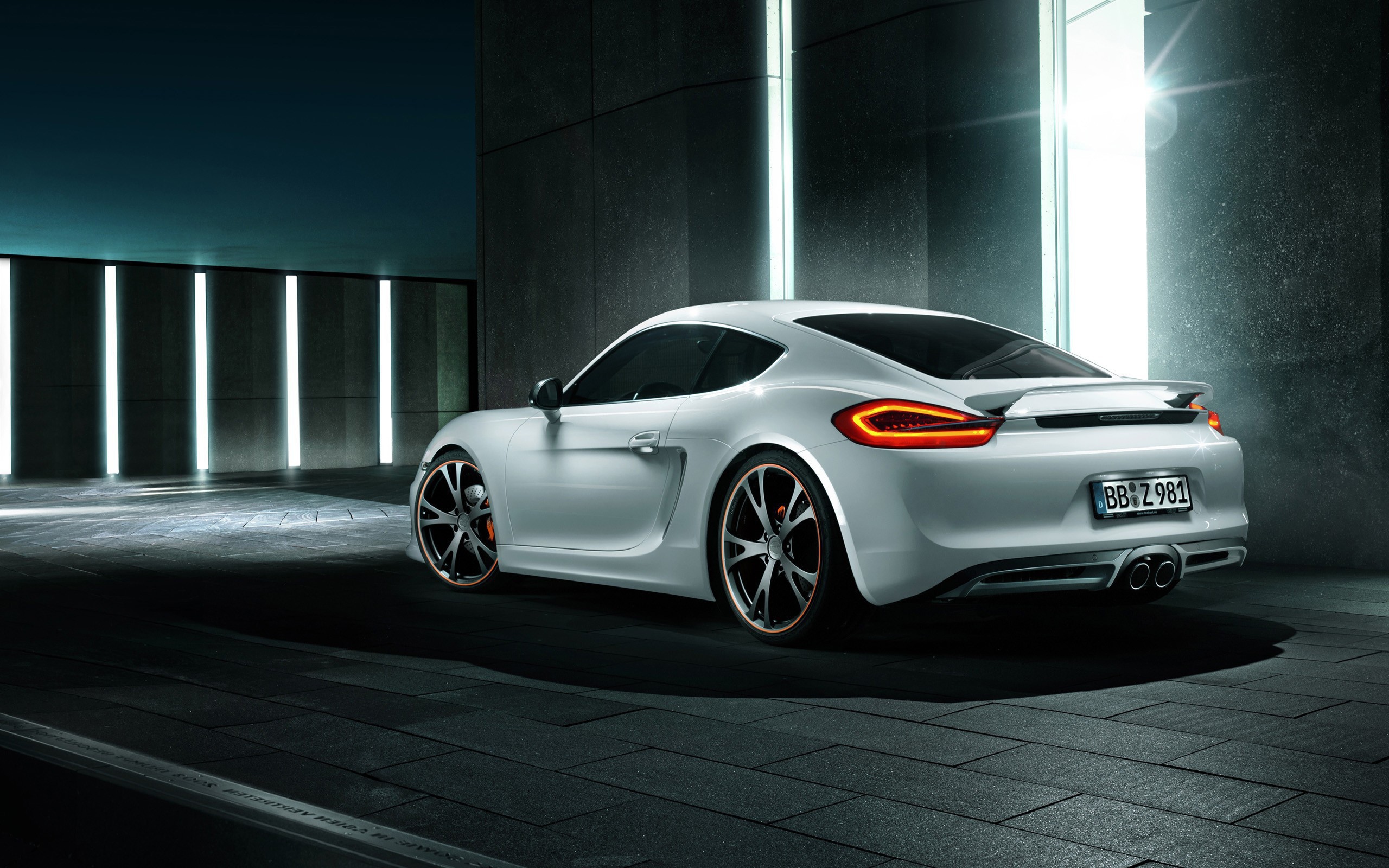 Порш в гараже