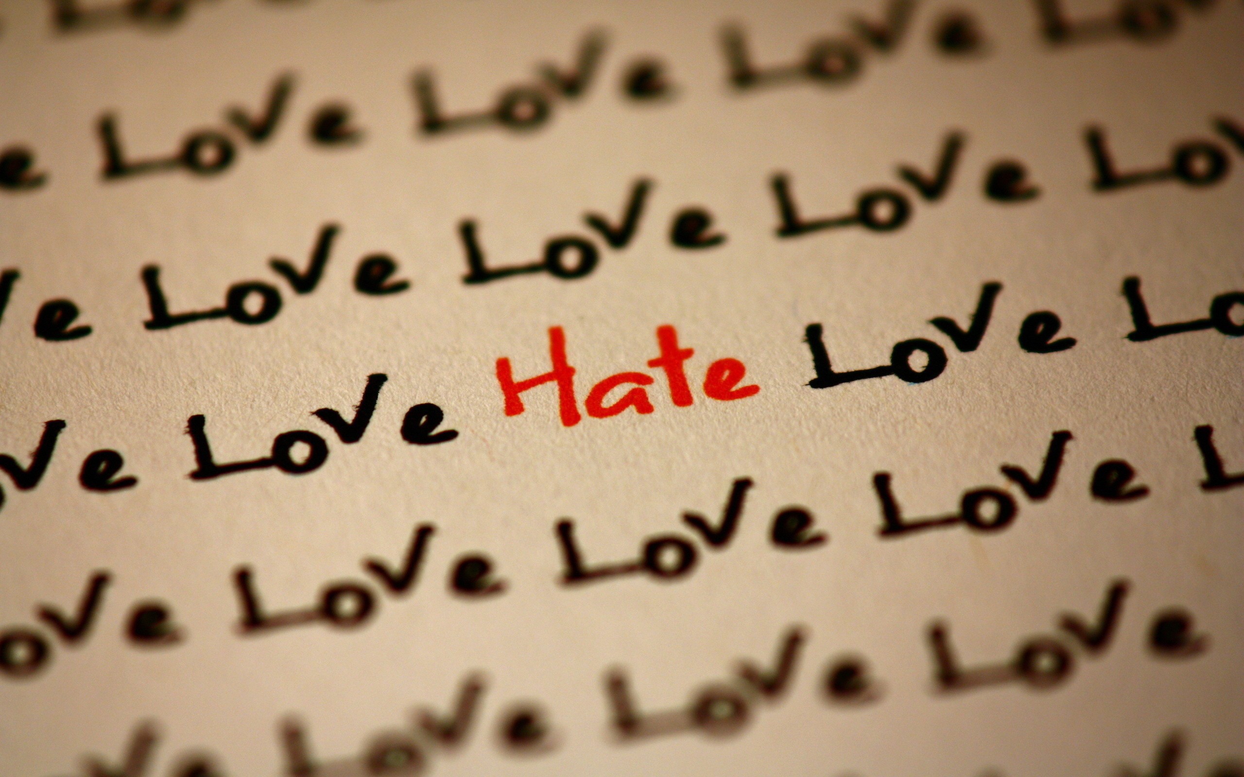Love and hatred