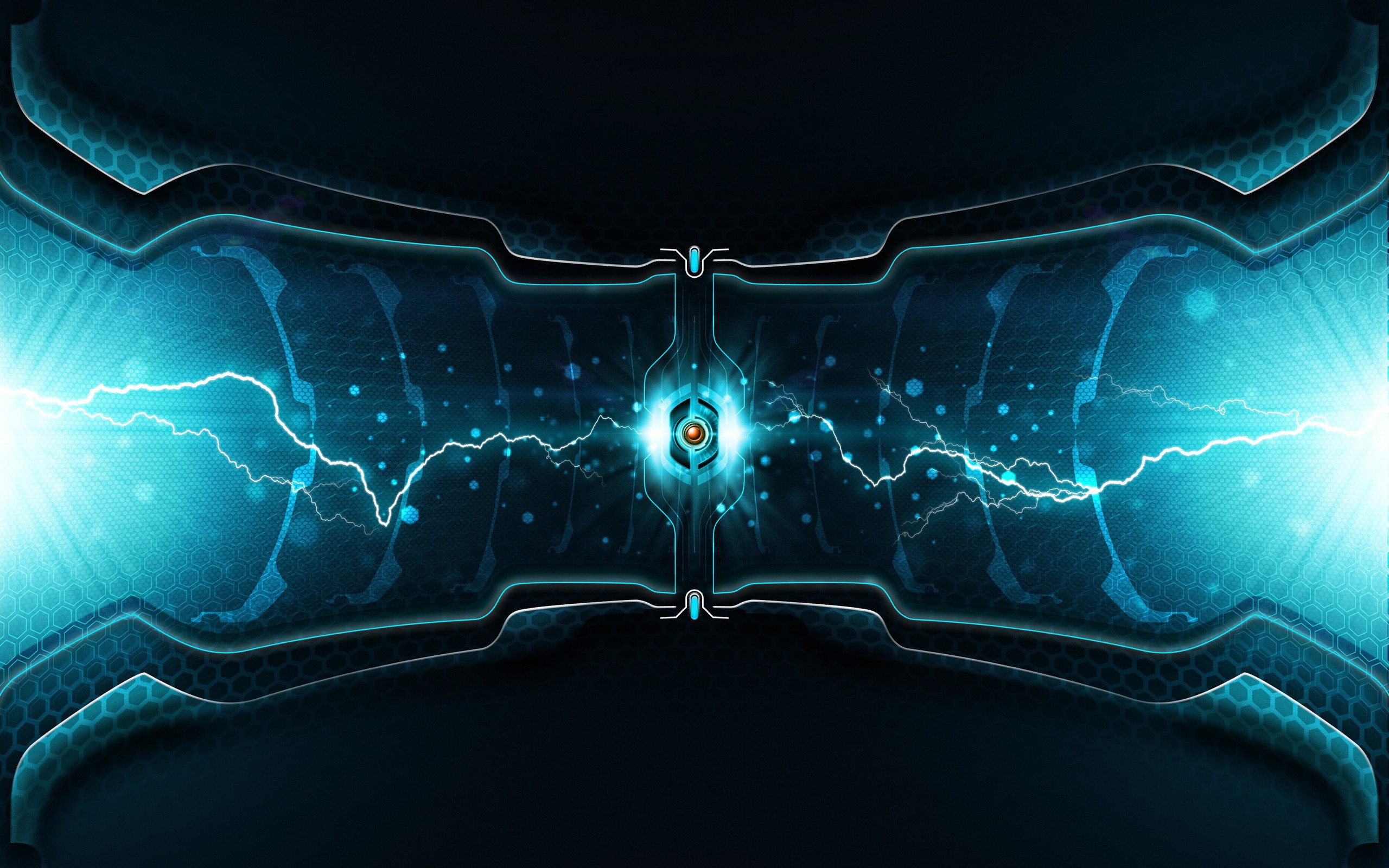 Абстракция с молнией