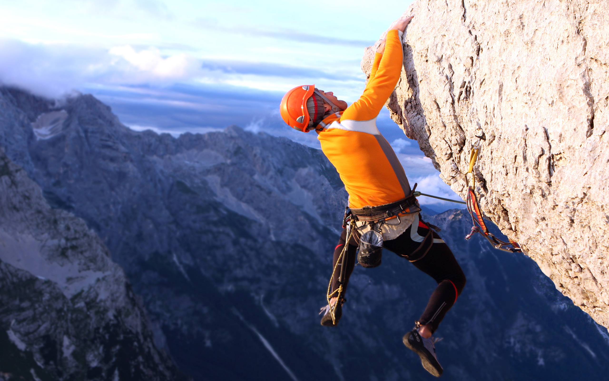 Фотография скалолаза