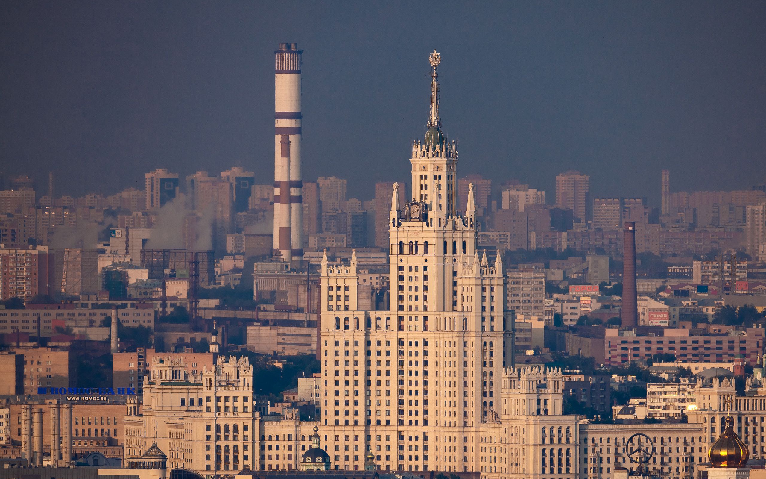 Удивительный пейзаж Москвы