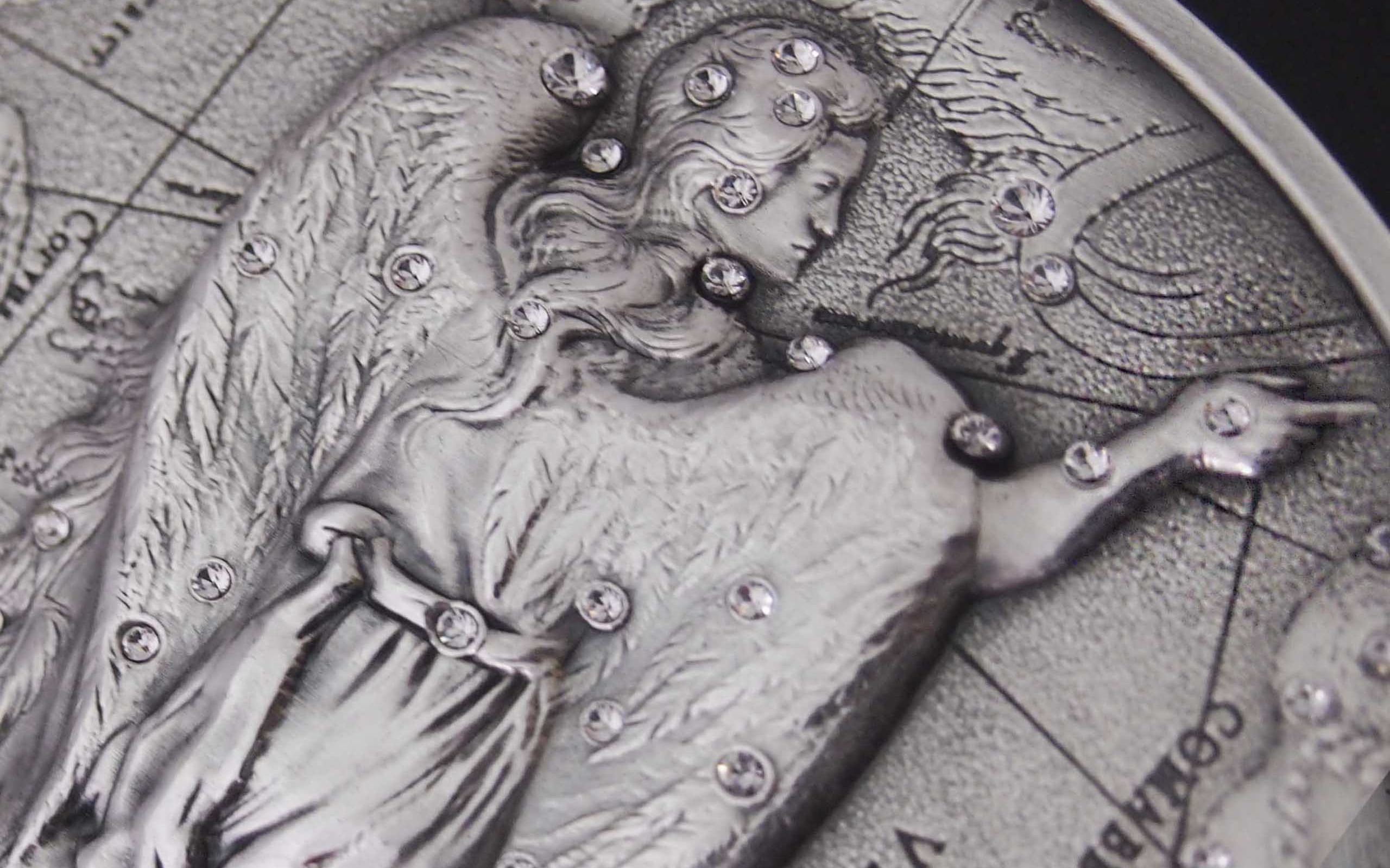 Дева на монете