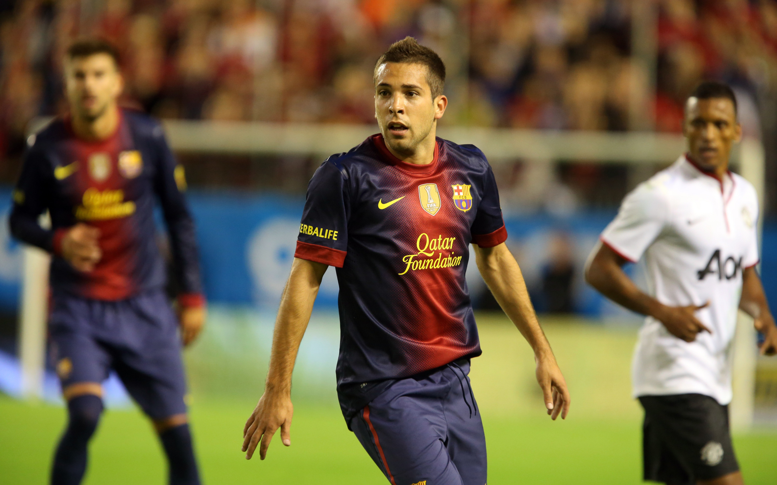 Барселона Хорди Альба в середине игры