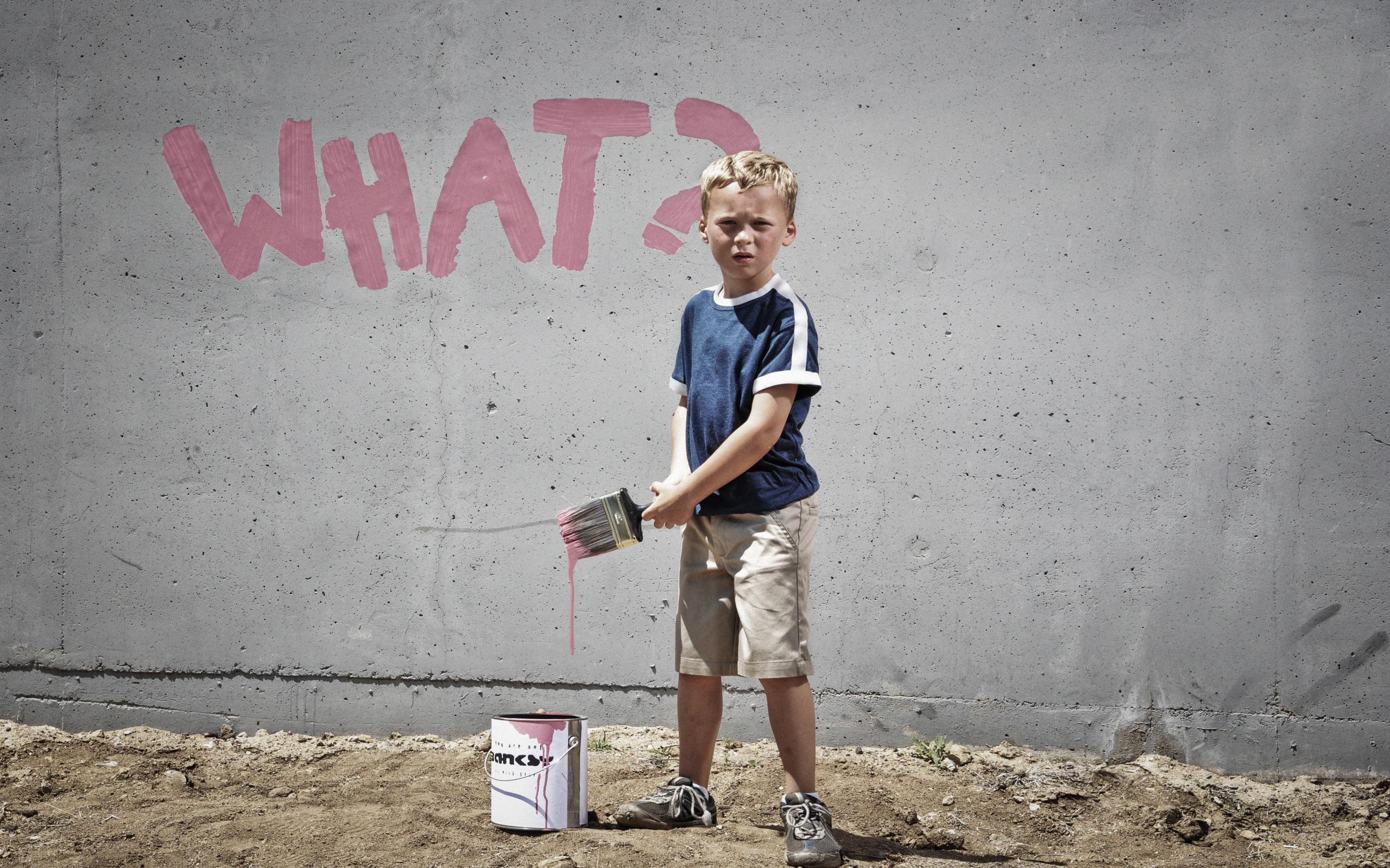 Уличный художник ребёнок
