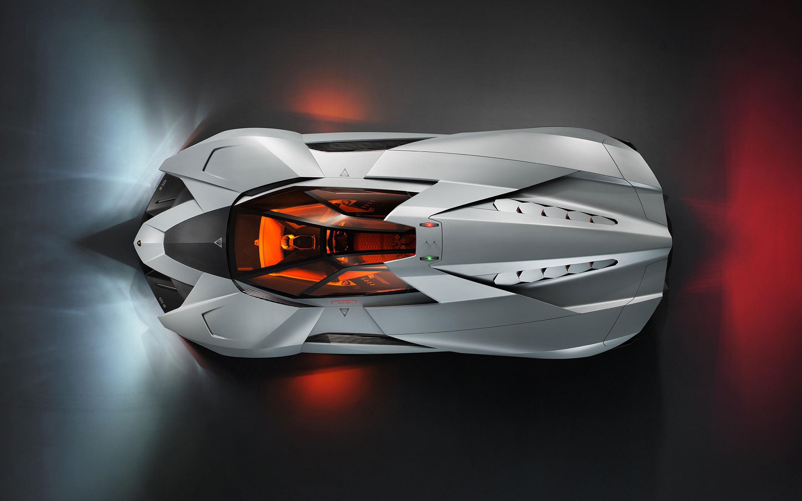 Красивый автомобиль Lamborghini Egoista в Москве
