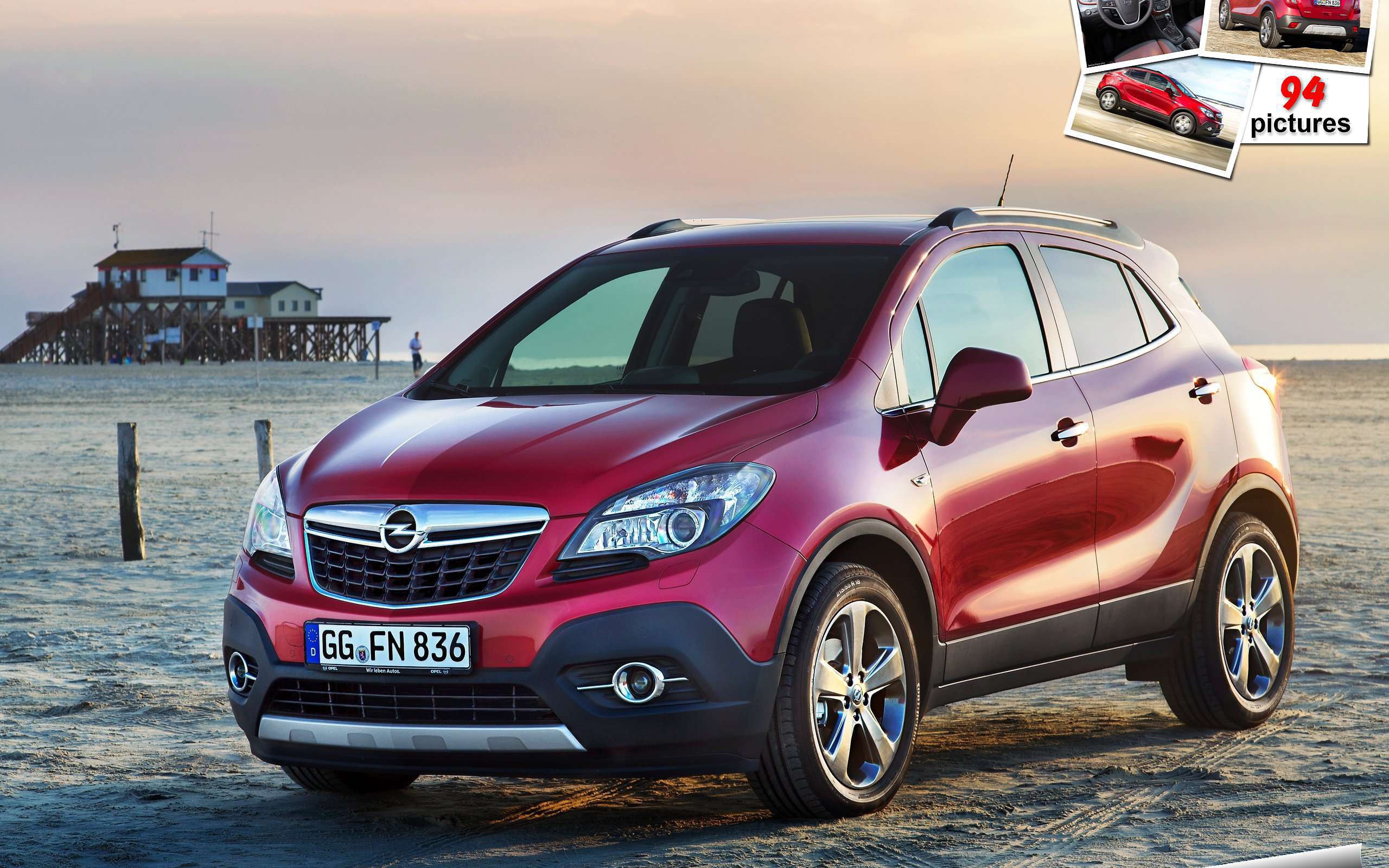 Красивый автомобиль Opel Mokka