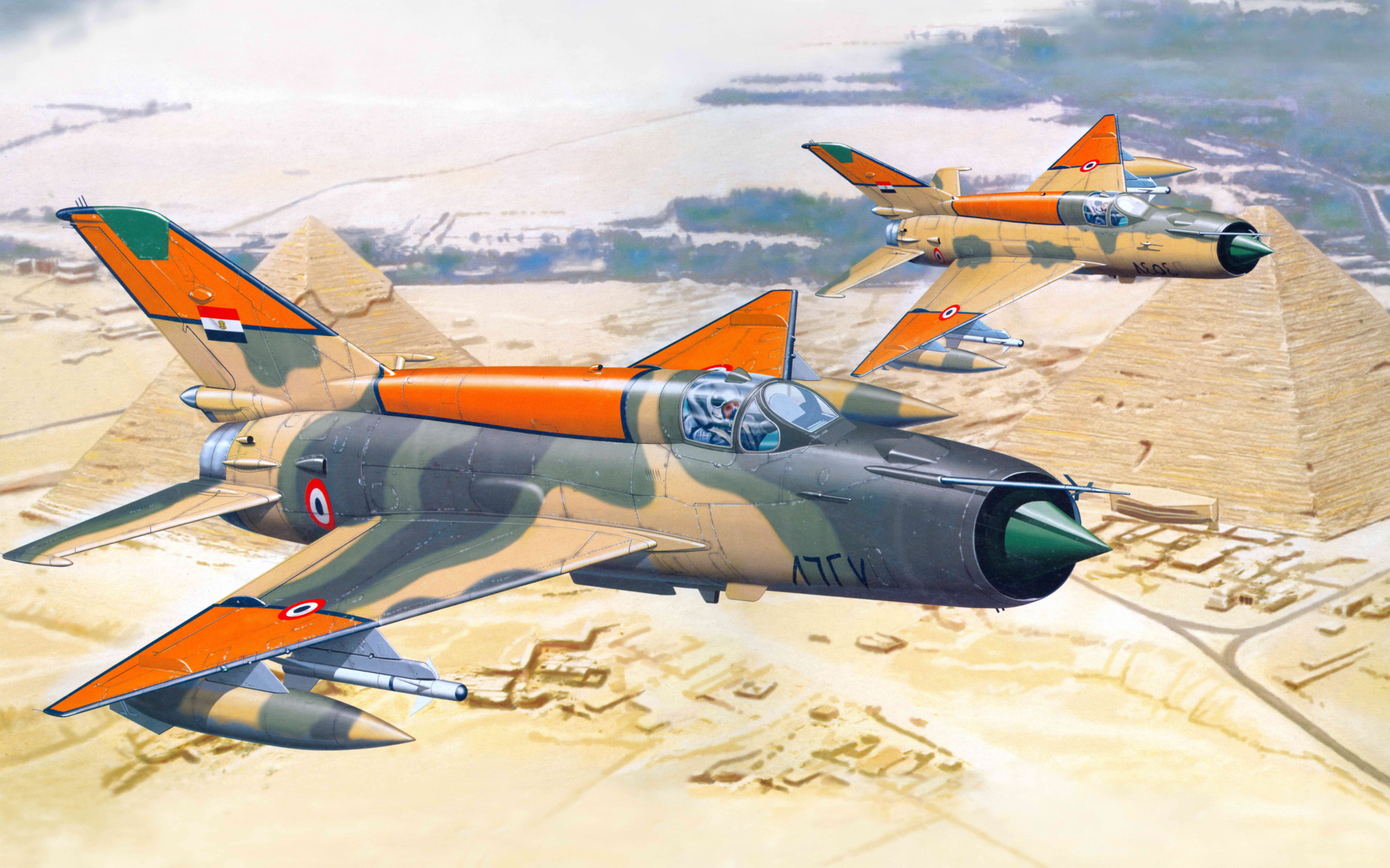 Миг-21 над Египтом