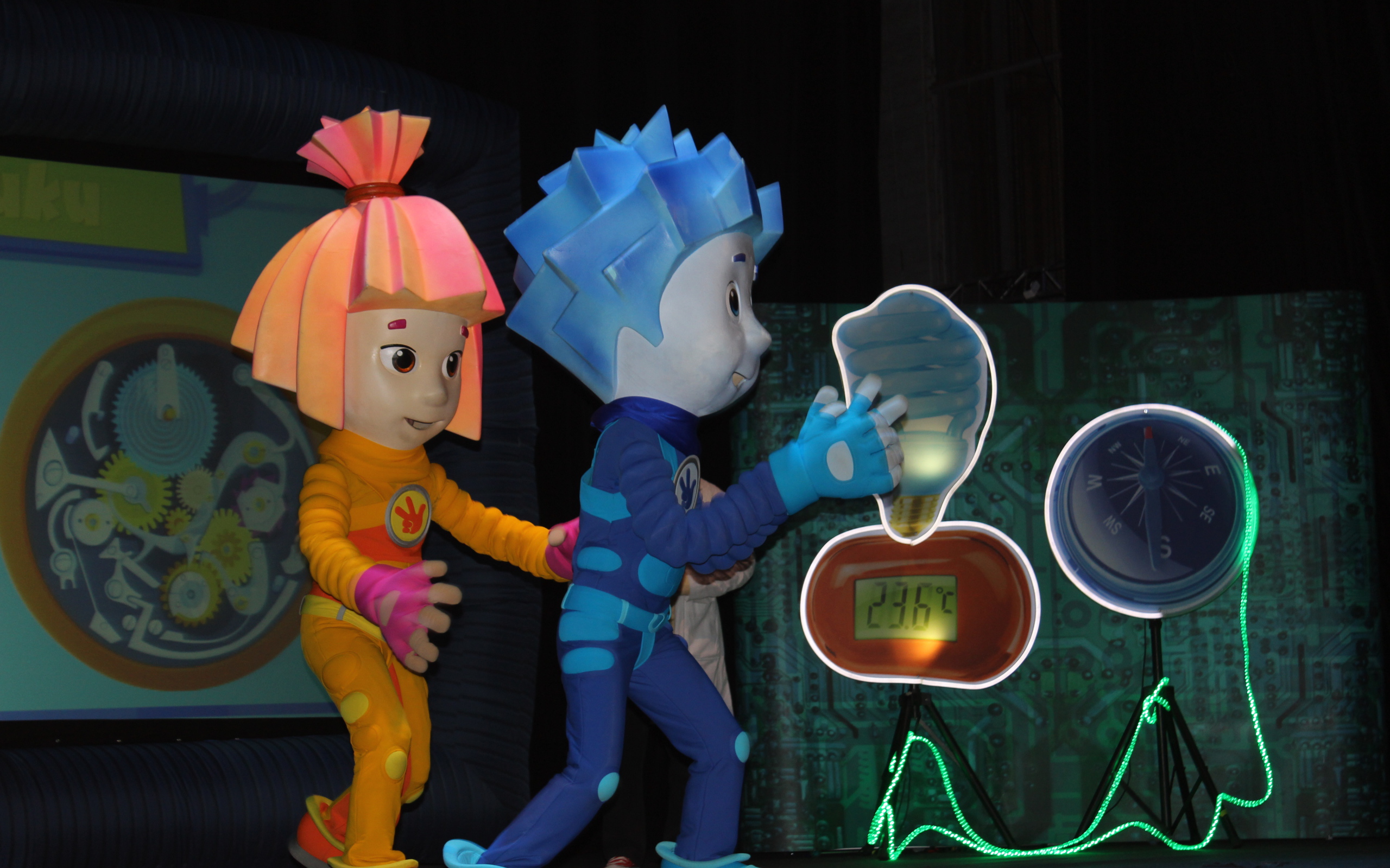 Фиксики измеряют температуру