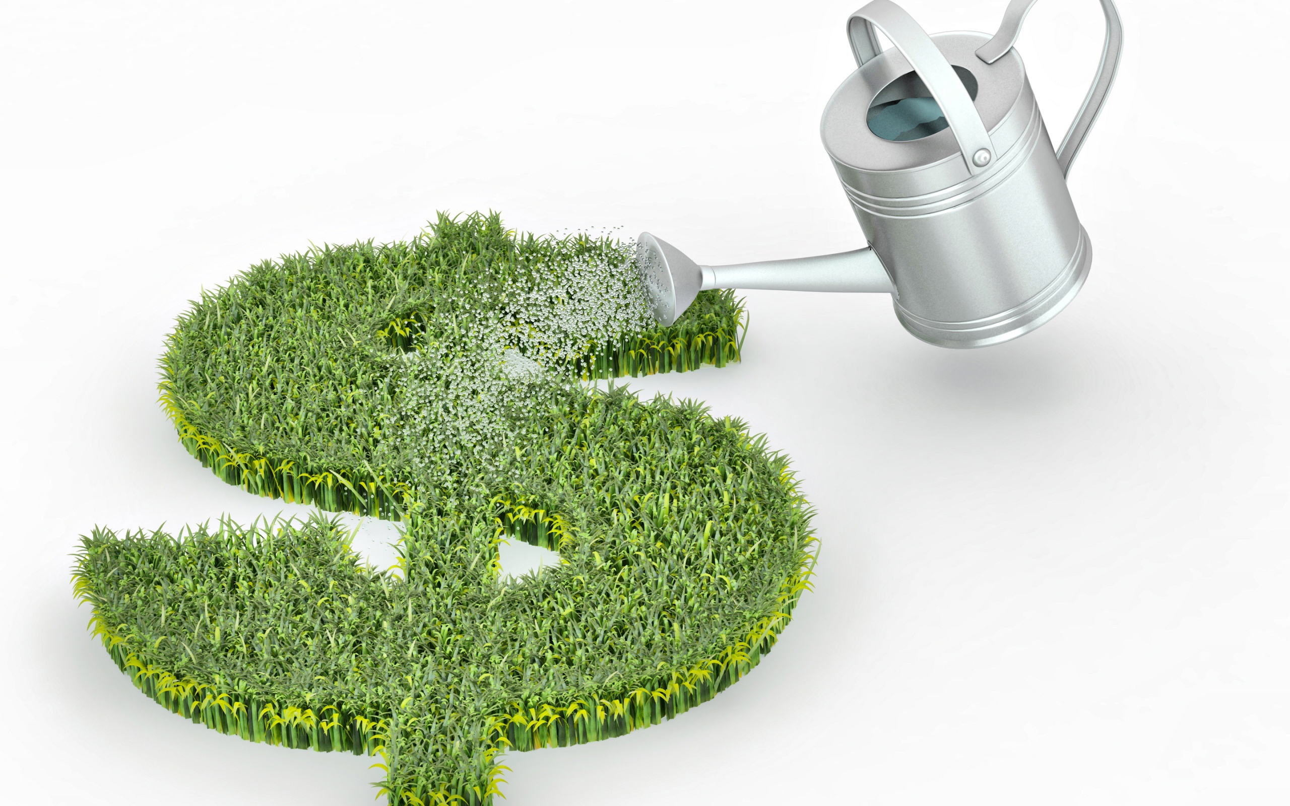 Зеленый знак доллара