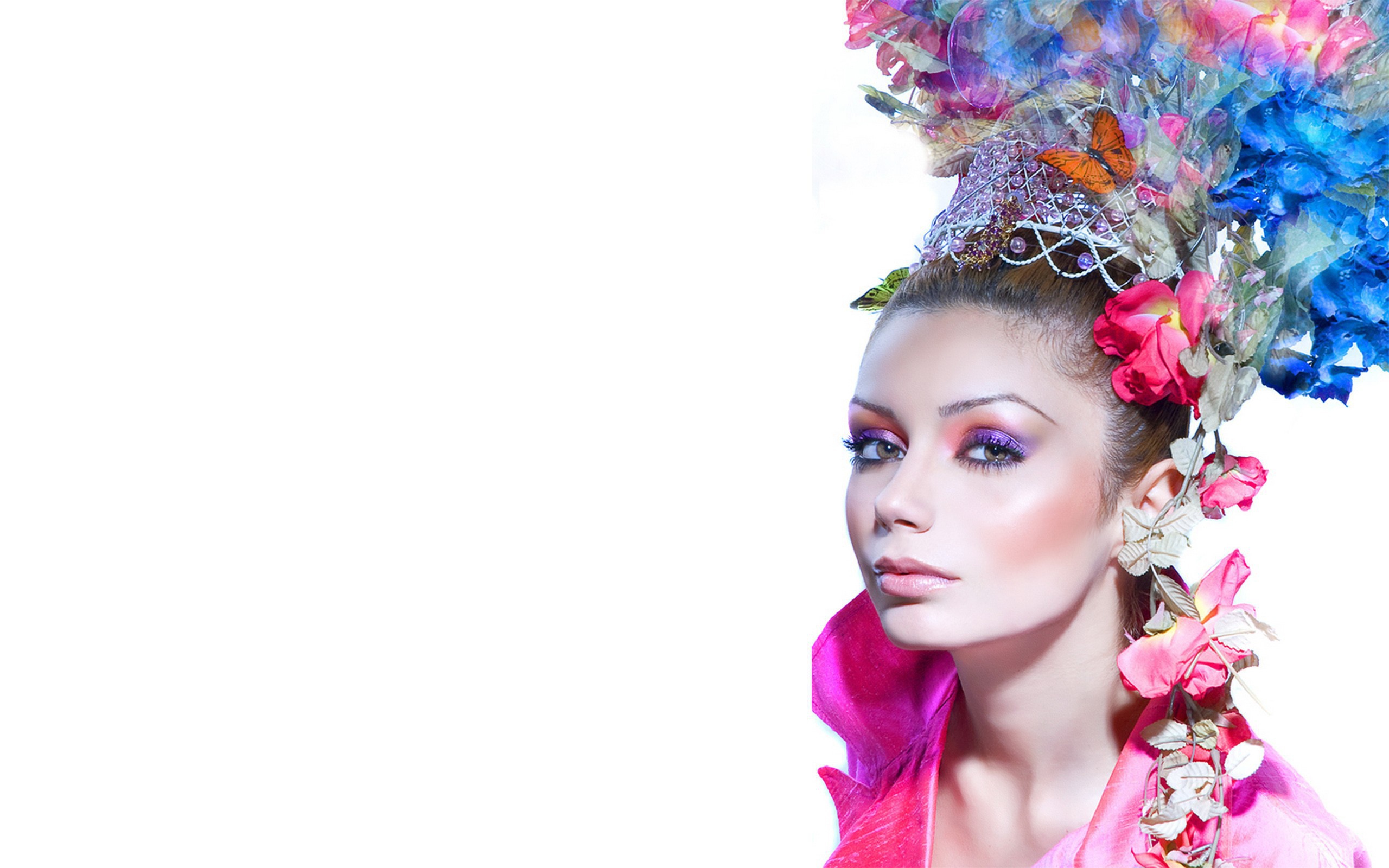 Портрет на белом фоне