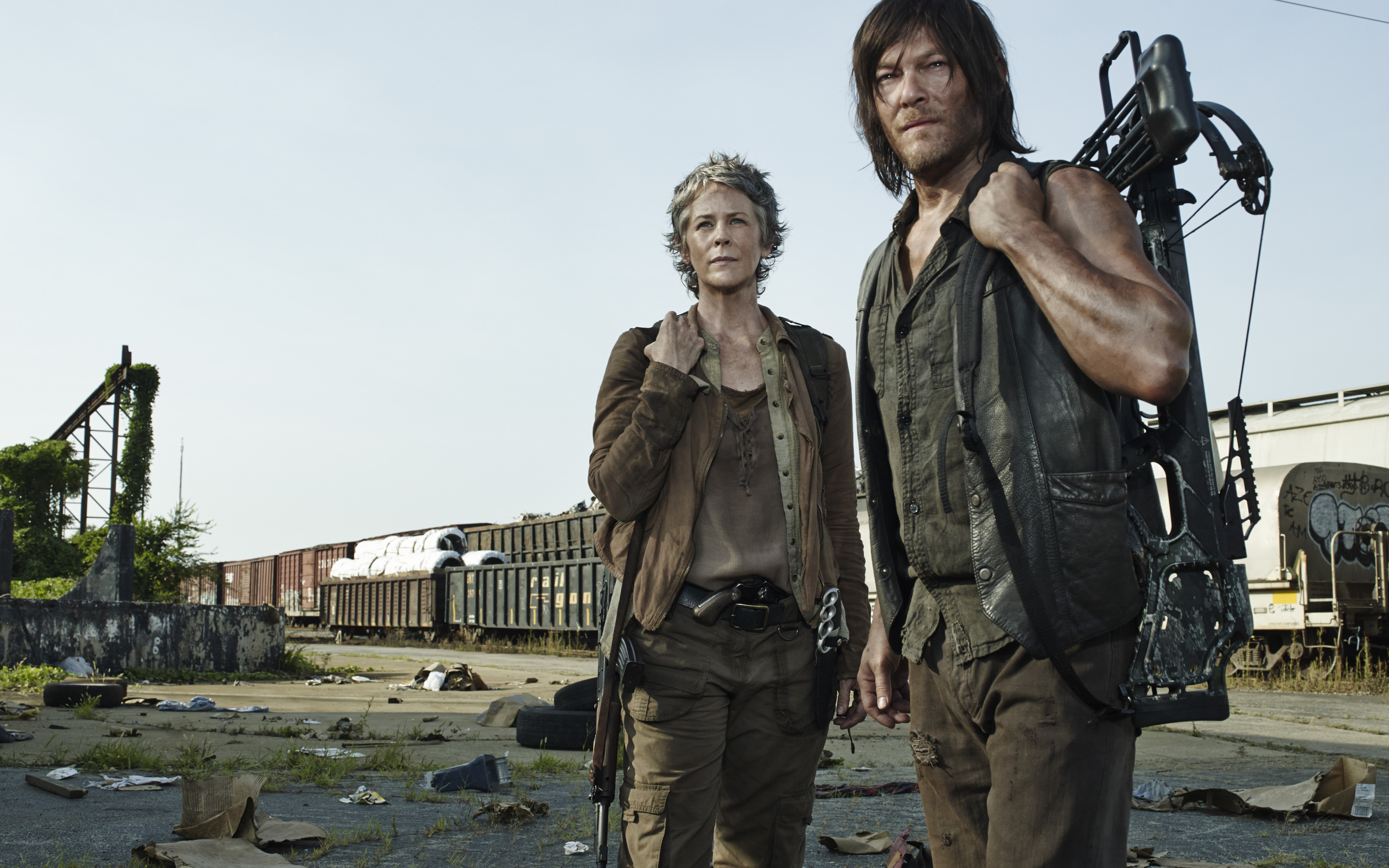 Carol and Daryl from The Walking Dead