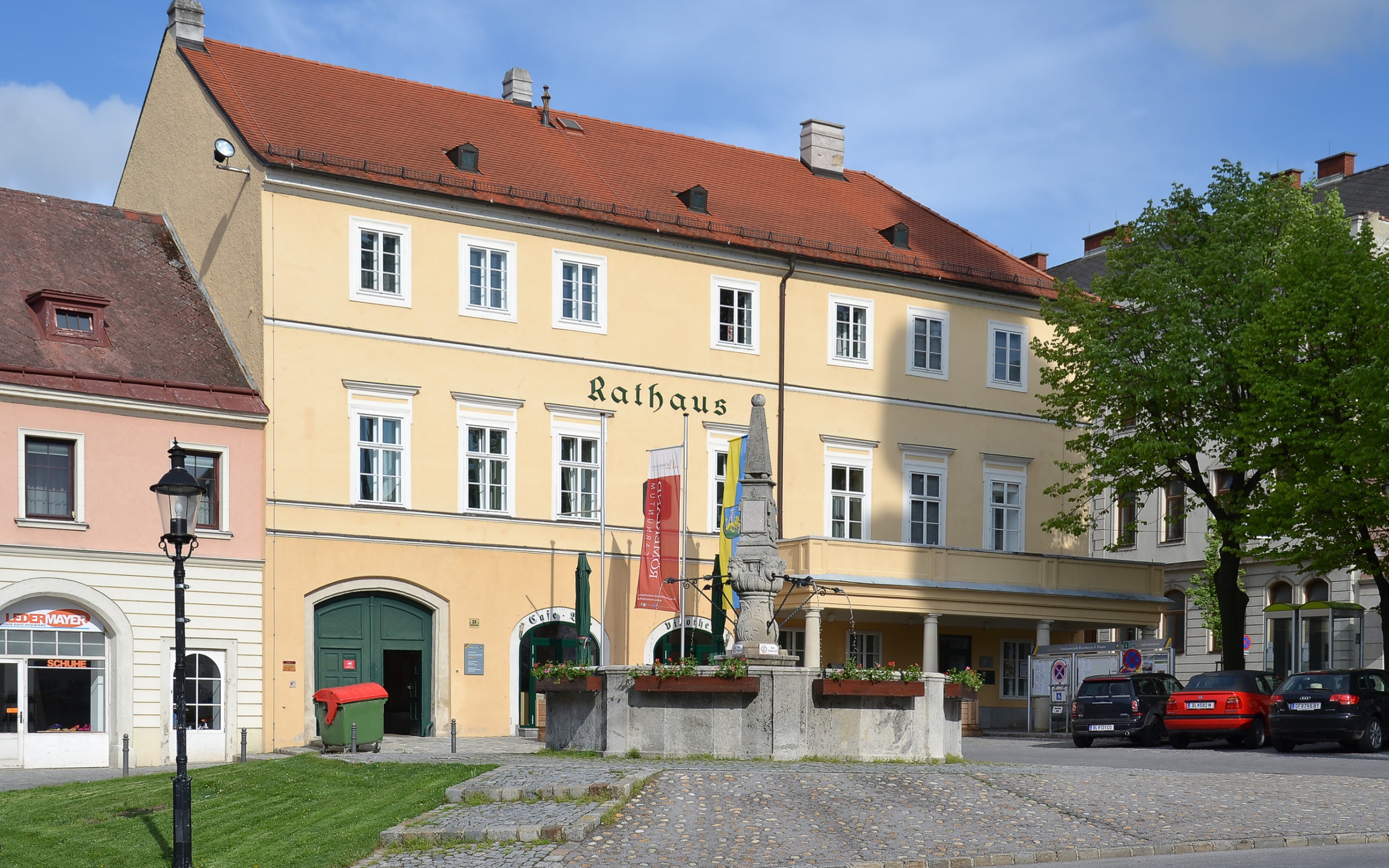 Кафе в городе Гайнберг, Австрия