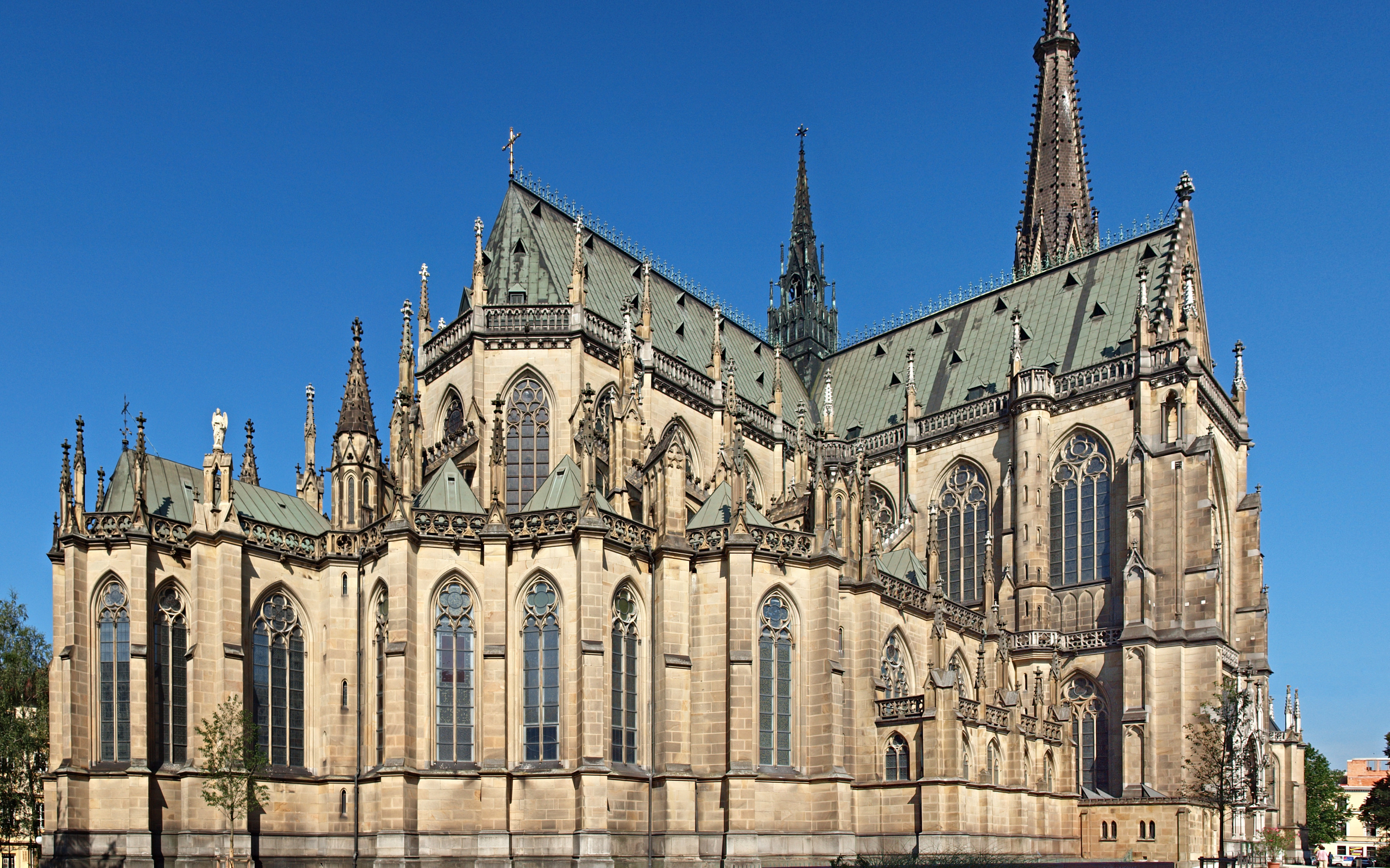 Католический собор в городе Линц, Австрия