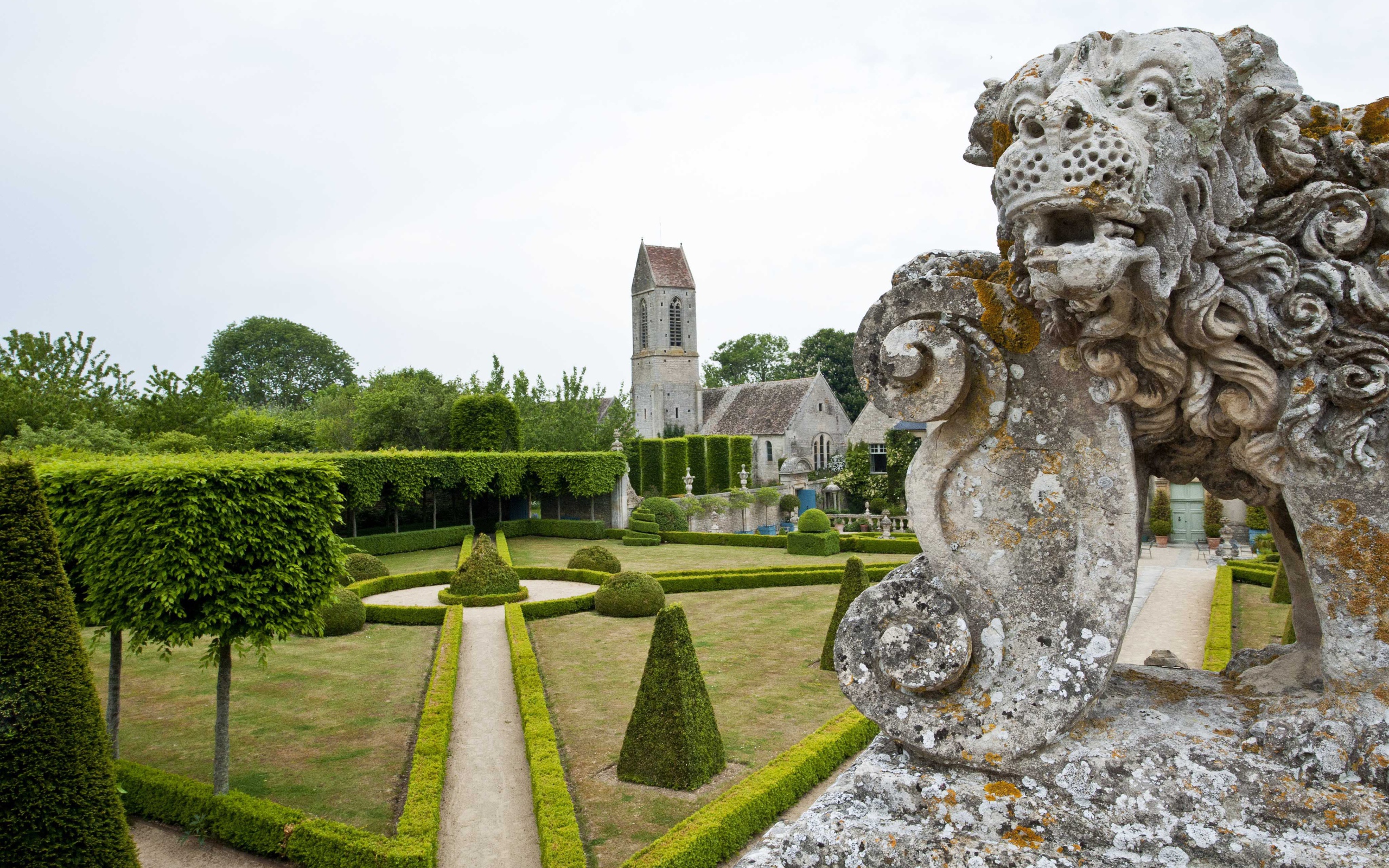 Парк в Нормандии, Франция