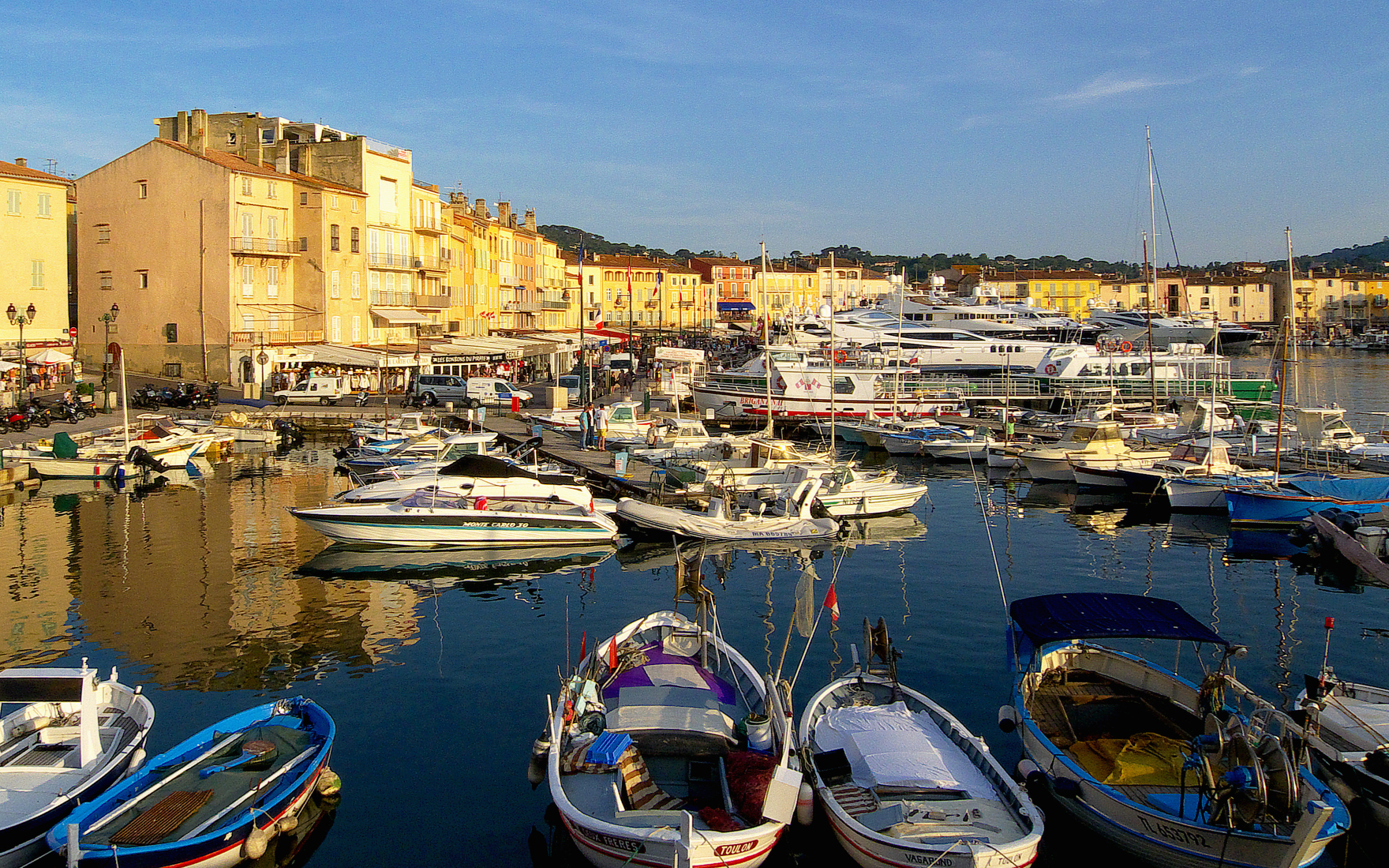 Порт на курорте Сен-Тропе, Франция