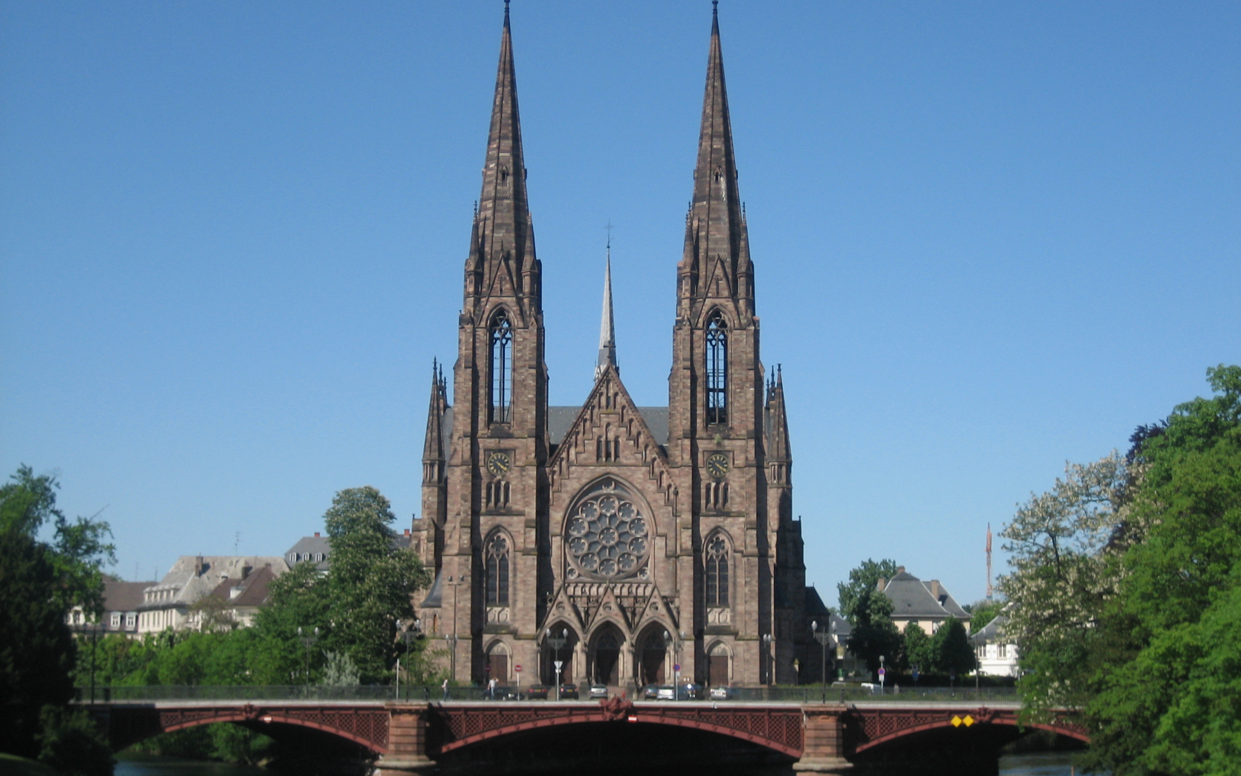 Река в городе Страсбург, Франция