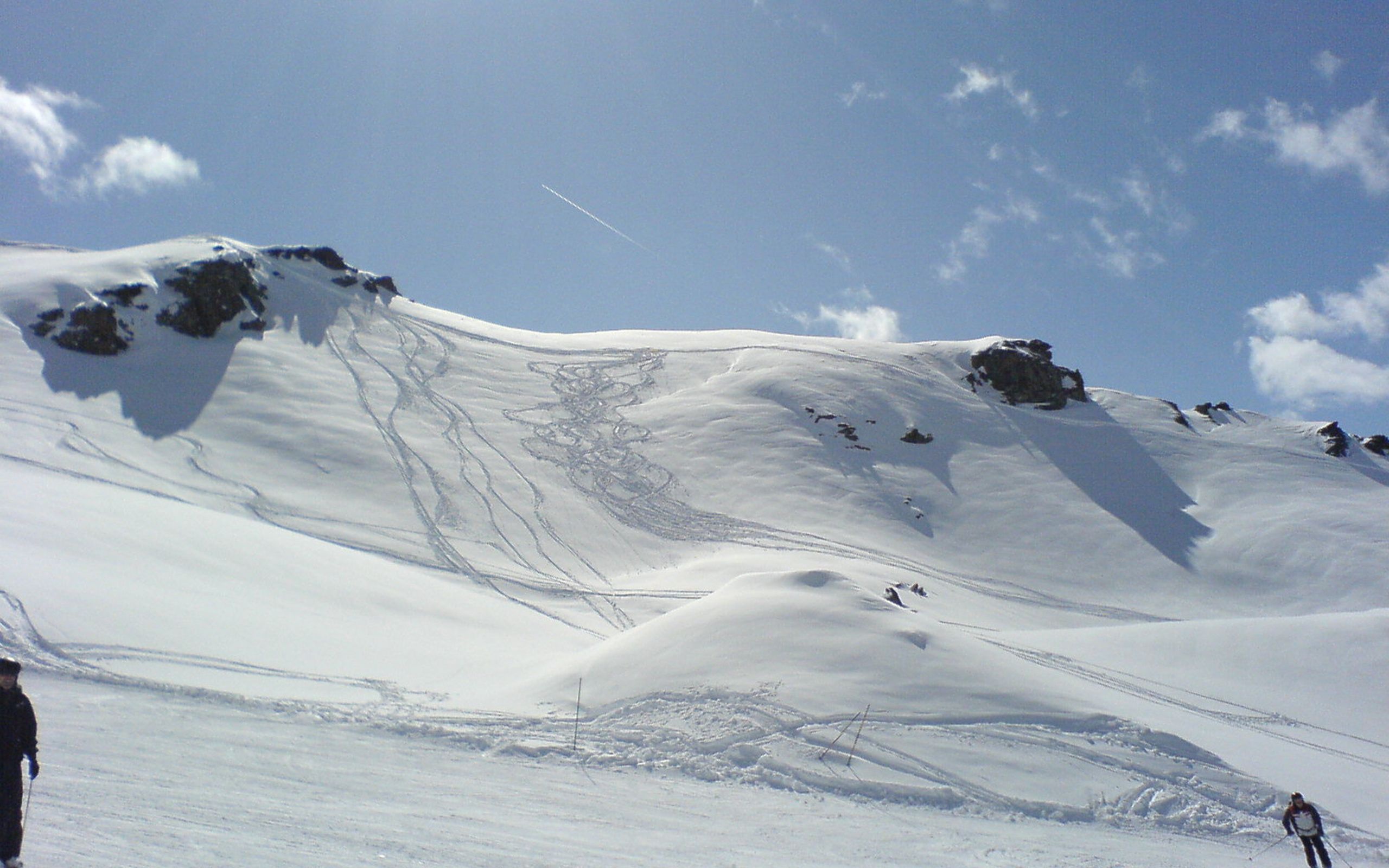 Лыжная трасса на горнолыжном курорте Валь-Торанс, Франция