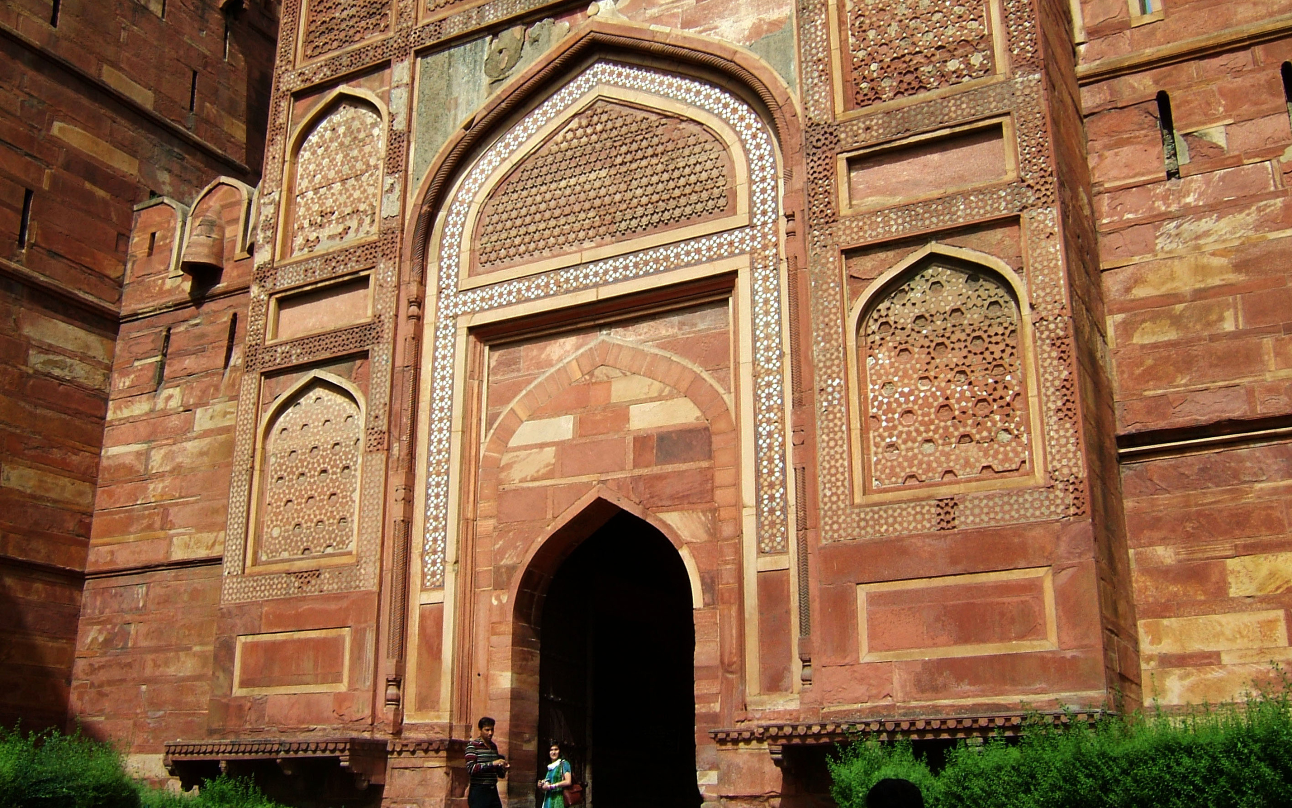 Вход в форт в Агре