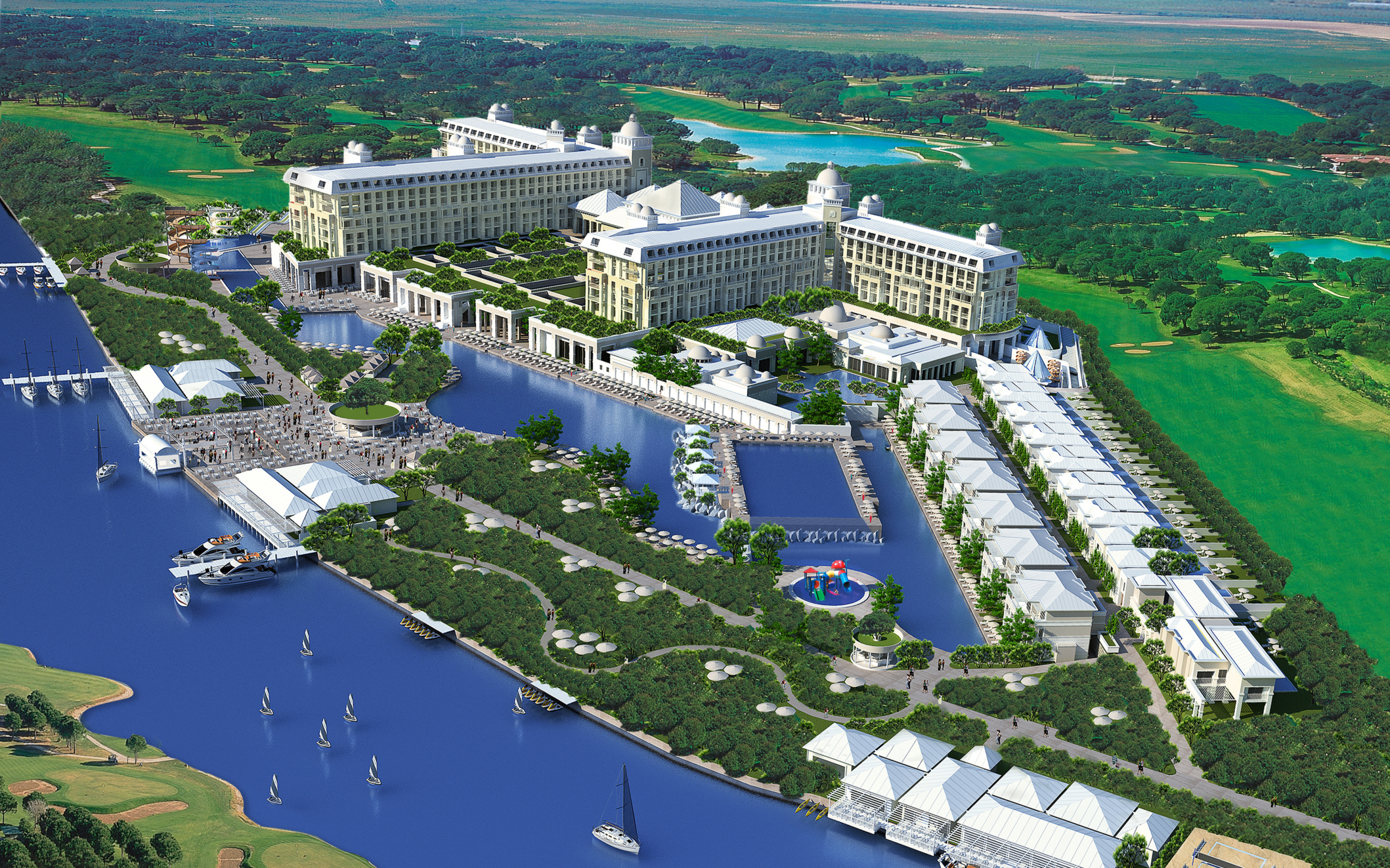 Великолепный отель в Белек, Турция