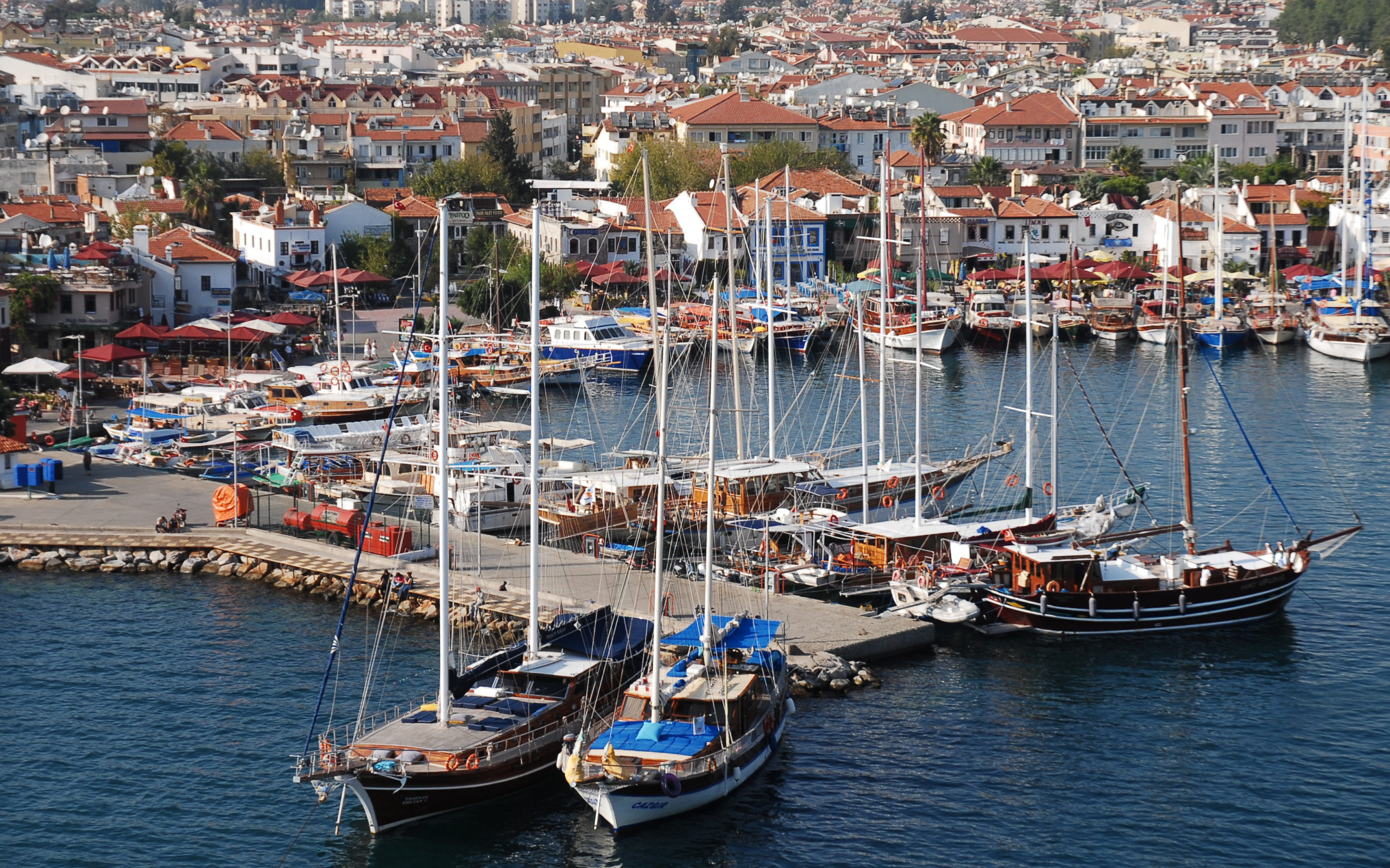 Гавань в Мармарис, Турция