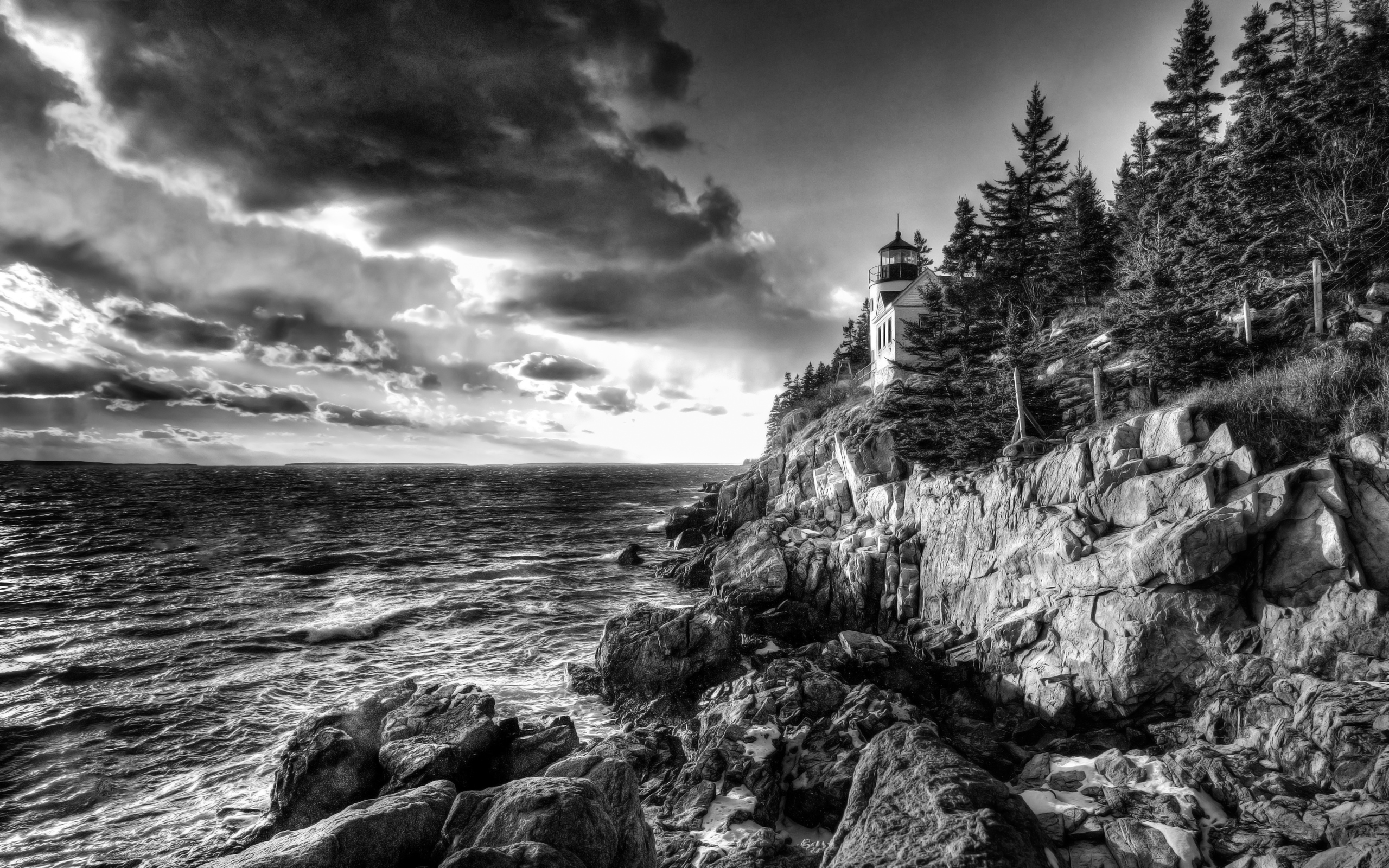 Маяк в Мэне, Новая Англия, США