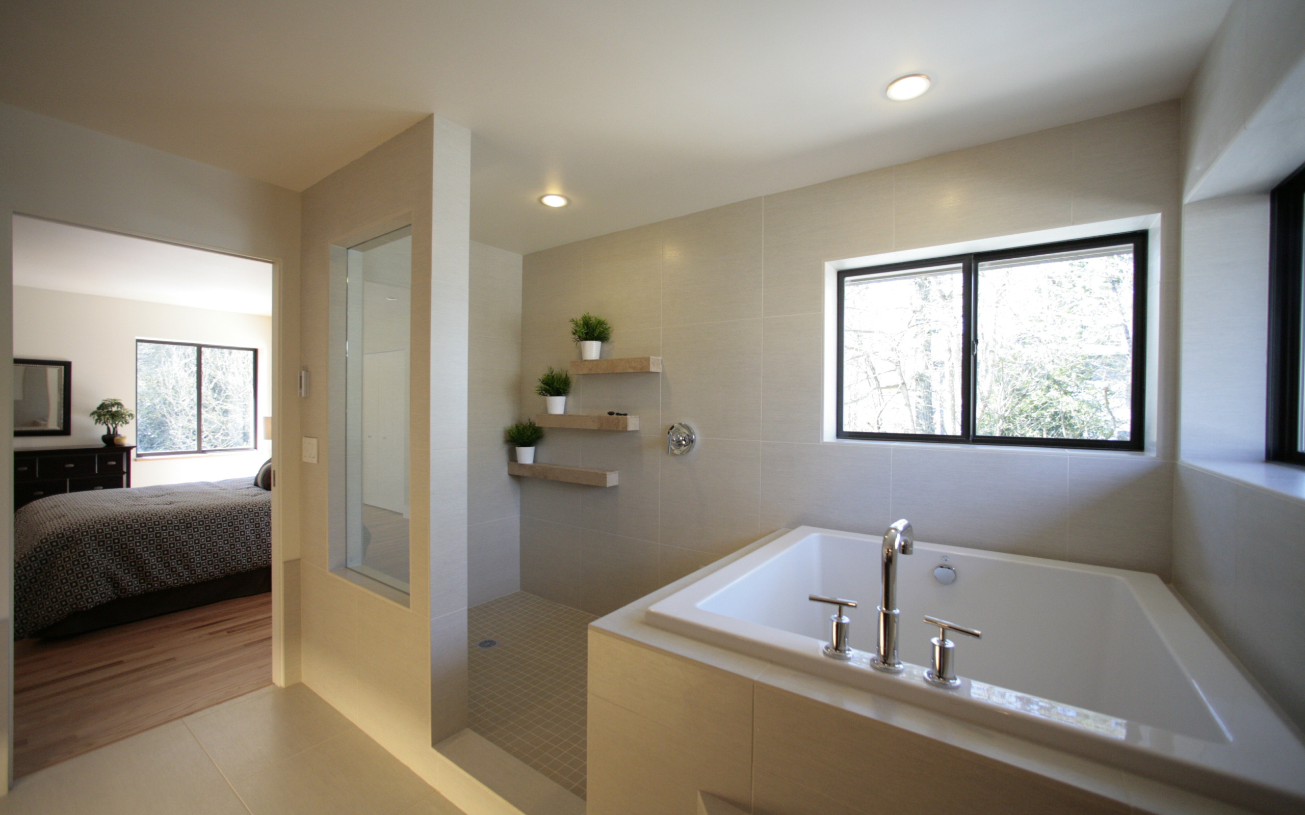 Ванная рядом со спальней