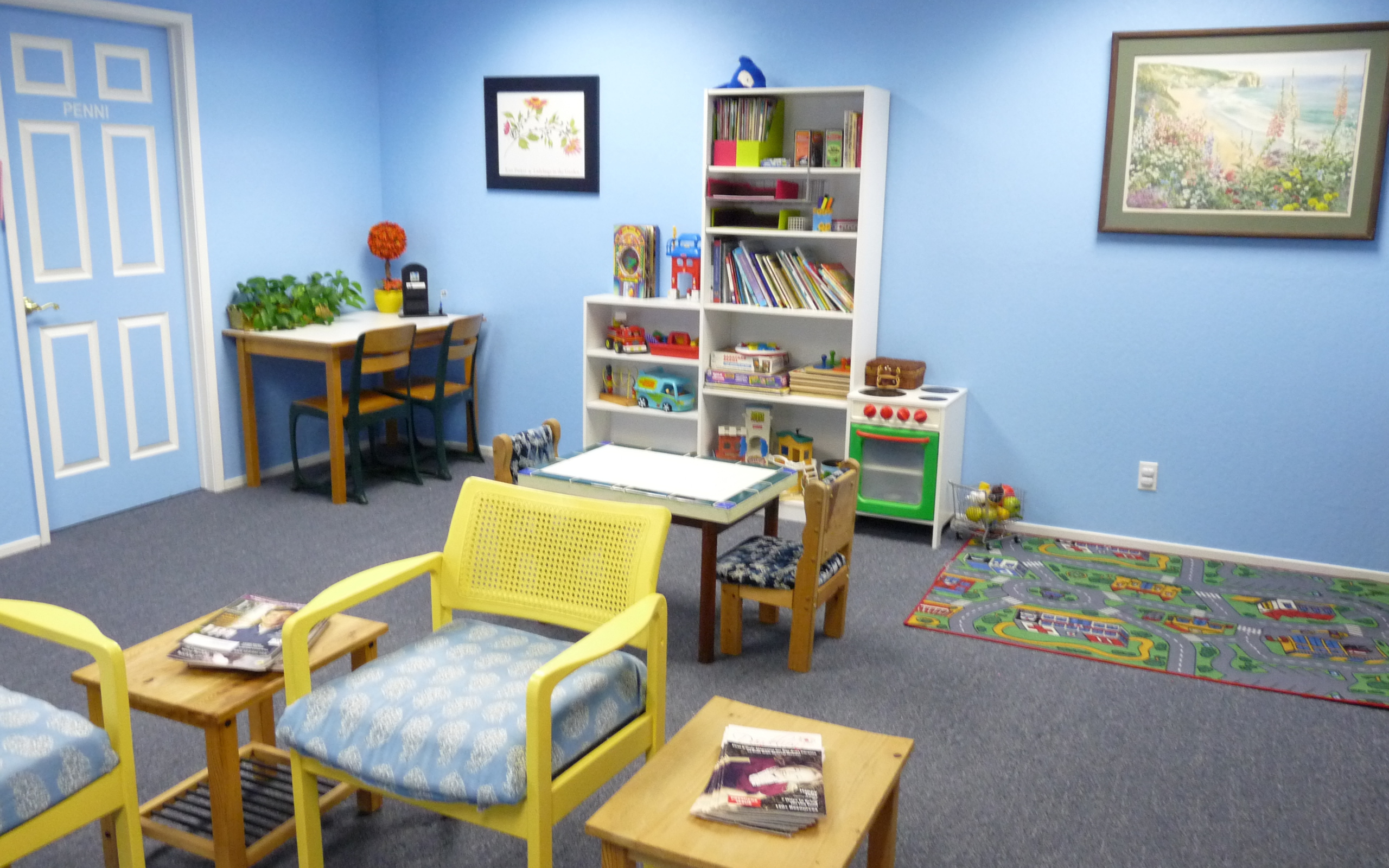 Светлая игровая комната