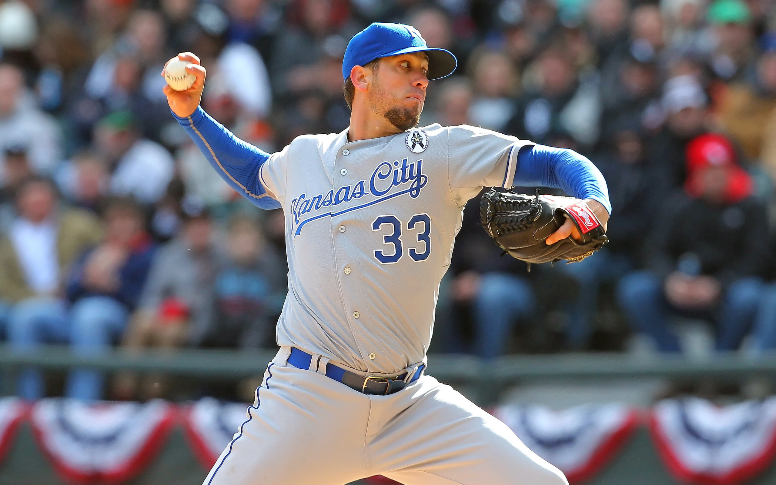 На бейсболе с Джеймсом Шелдс