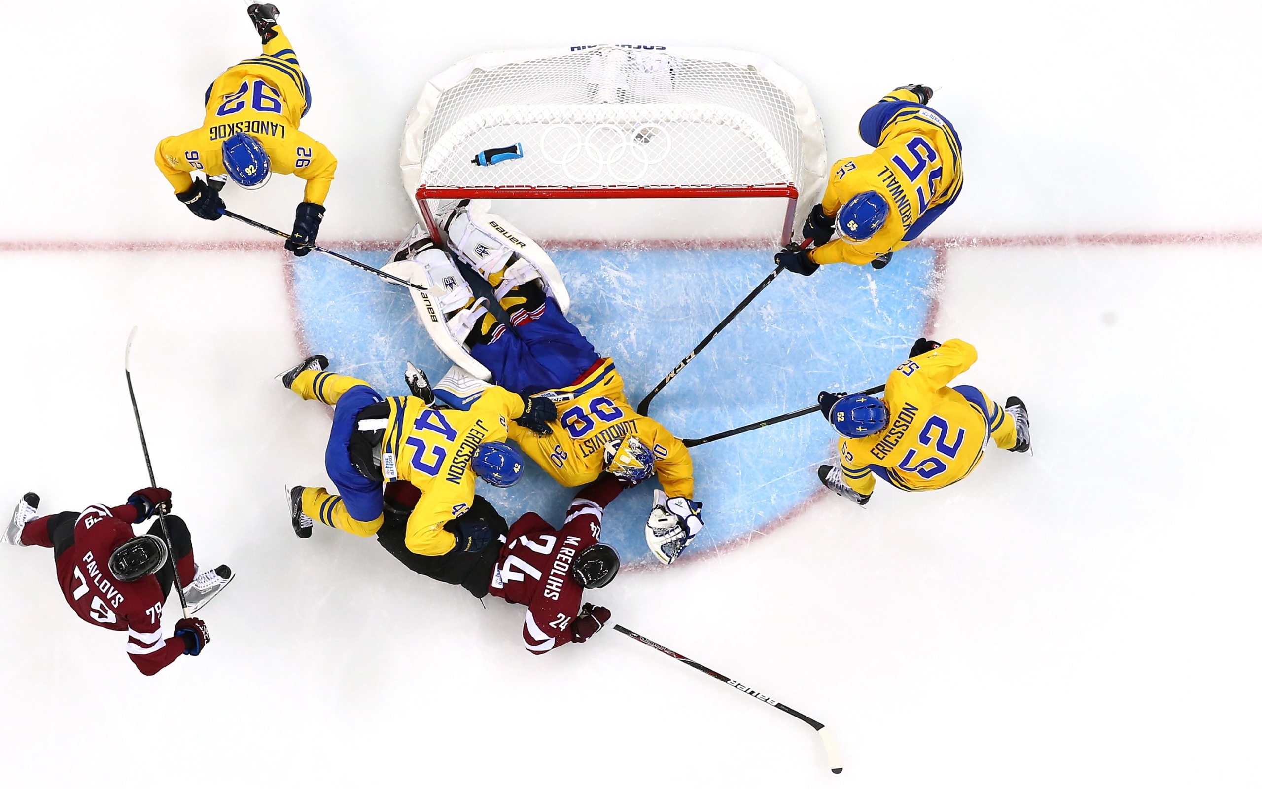 Sochi Hockey Sweden silver medal